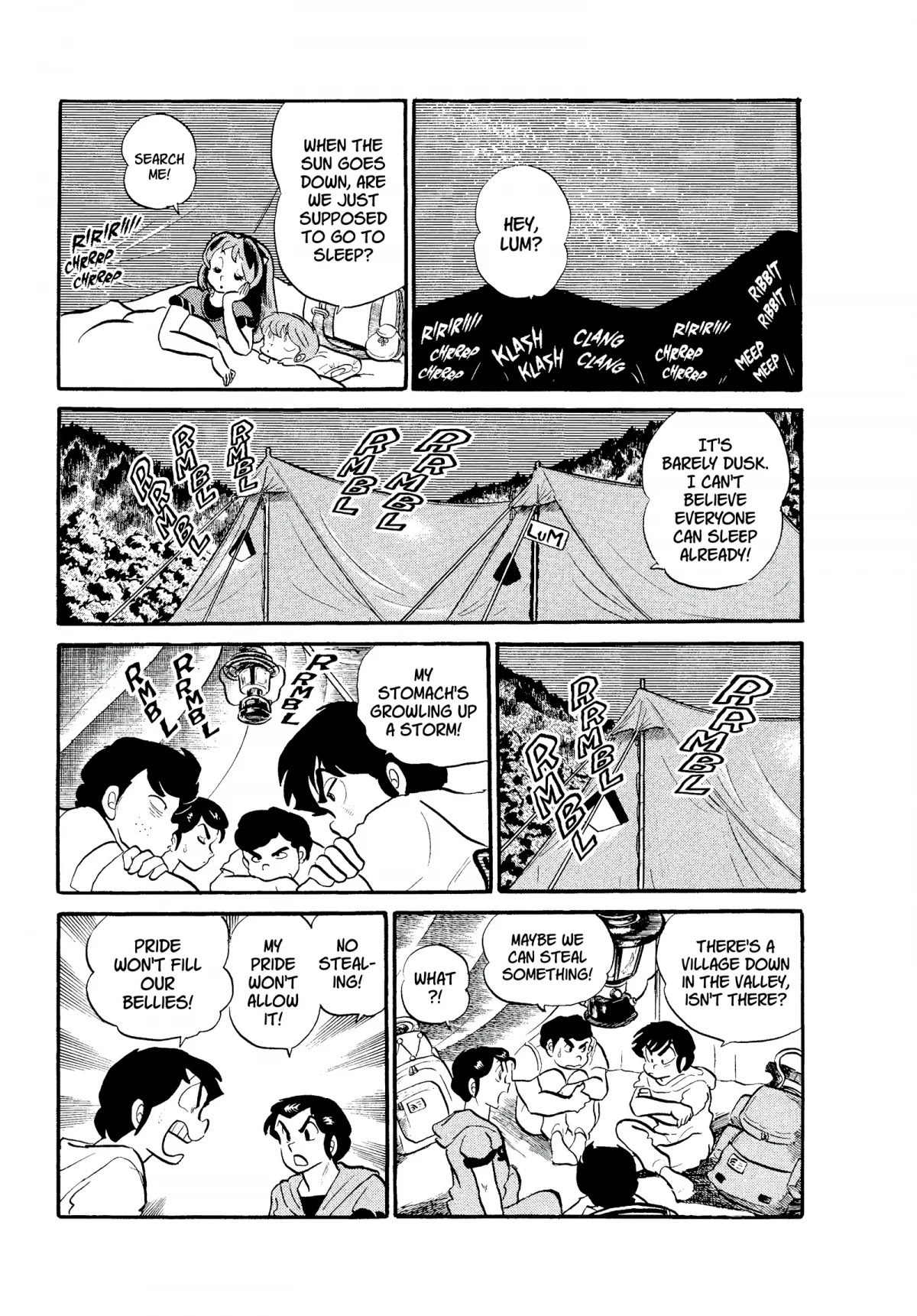 Urusei Yatsura Chapter 142 page 9 - Chapter 142: Spicy Camping Calamity