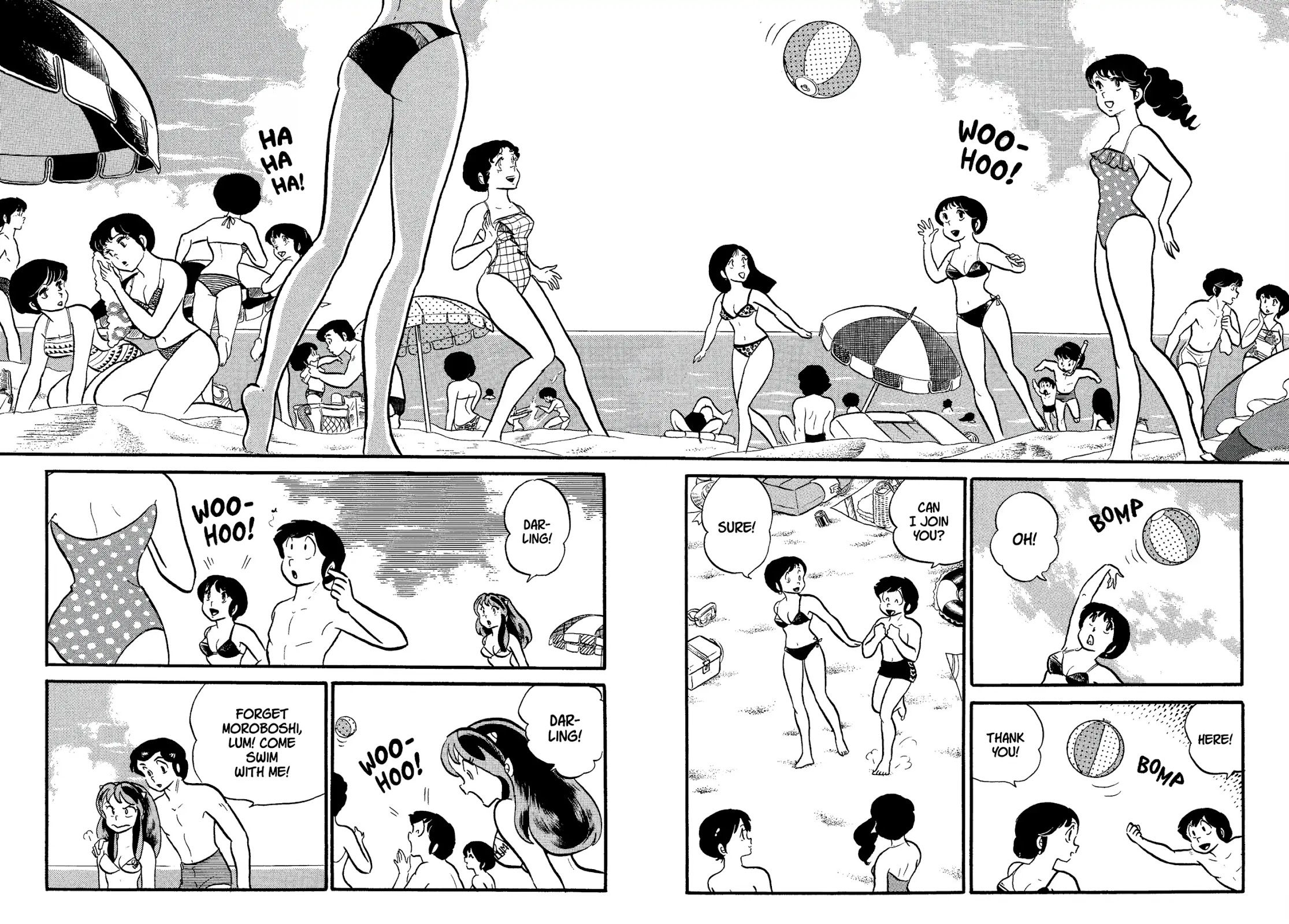 Urusei Yatsura Chapter 145 page 2 - Chapter 145: Dolphin Dating and Beach Babe Patrol