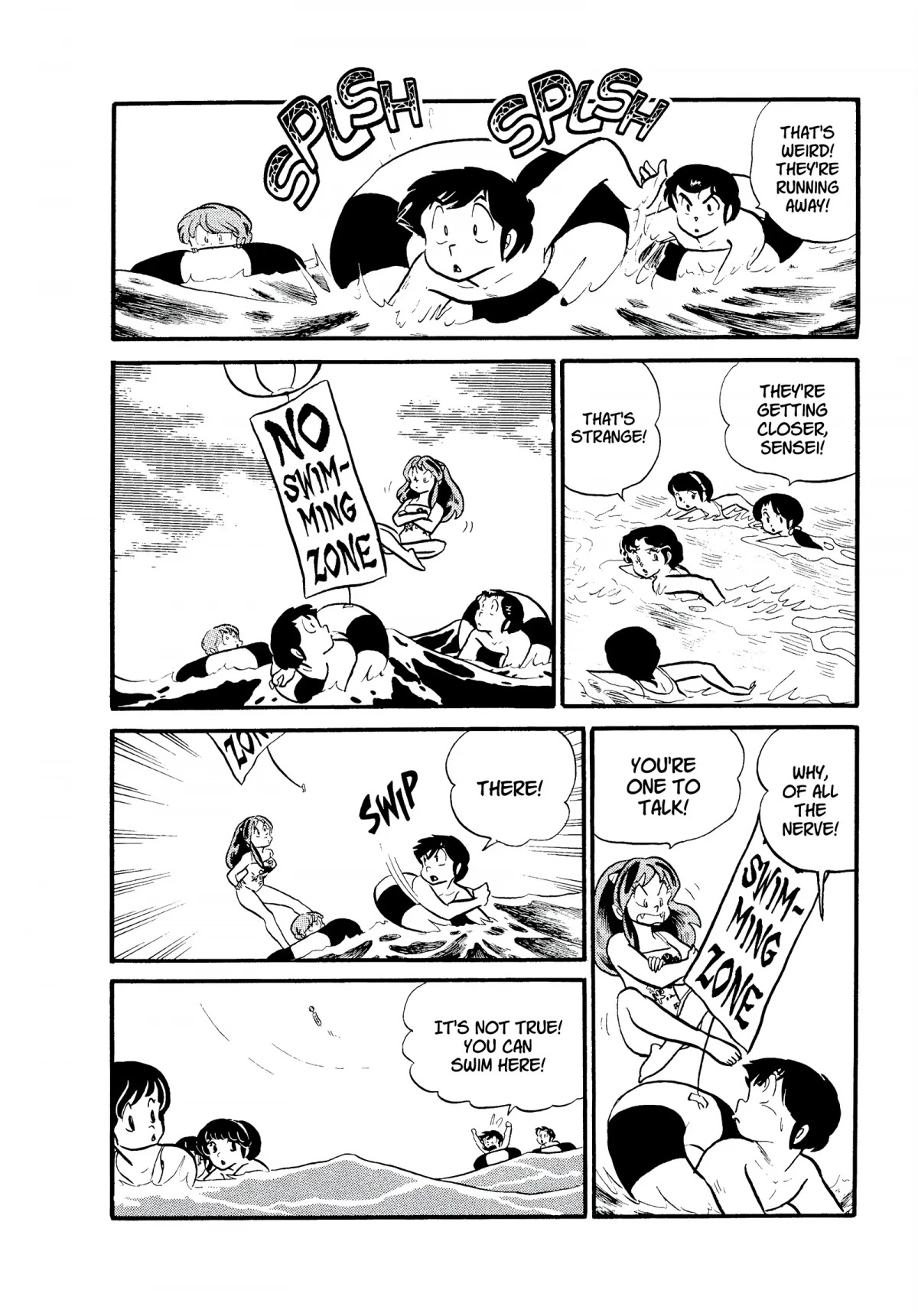Urusei Yatsura Chapter 146 page 12 - Chapter 146: Keep Our Beaches Clean