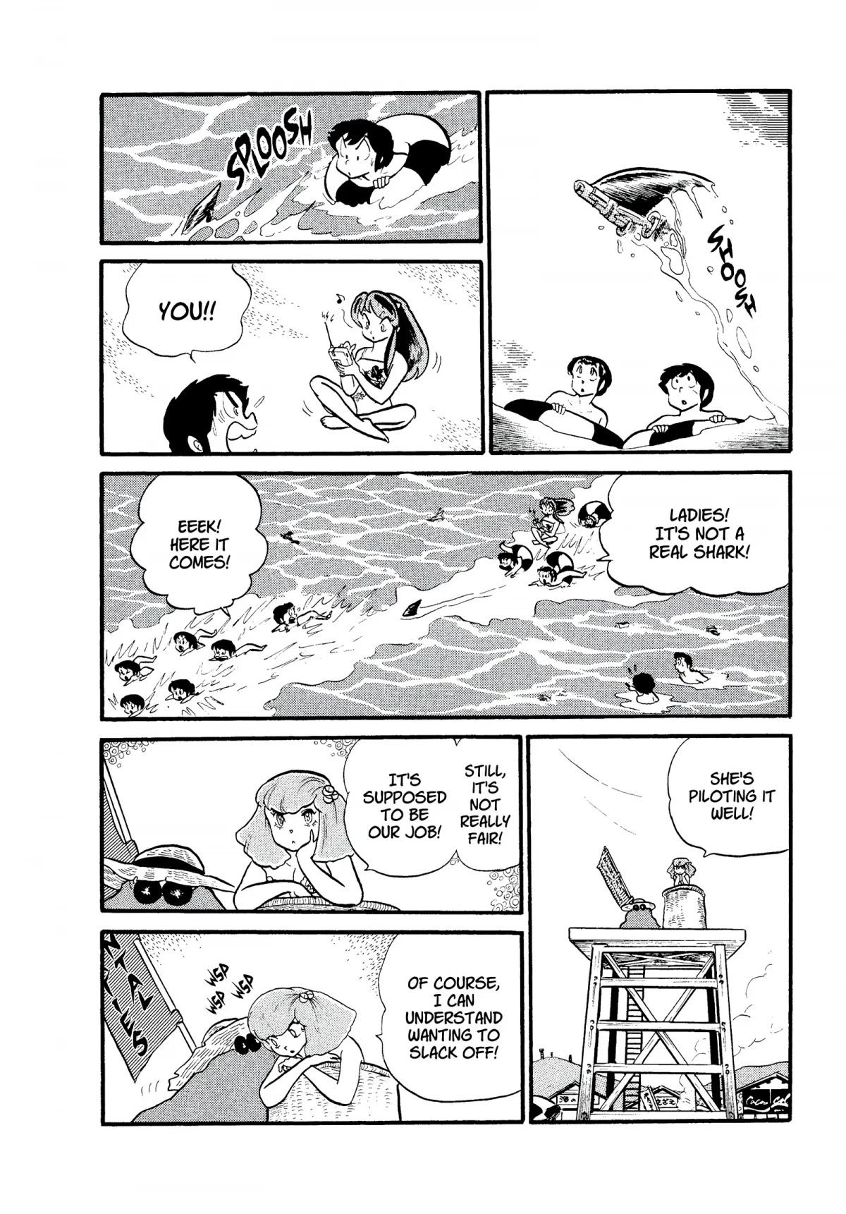 Urusei Yatsura Chapter 146 page 14 - Chapter 146: Keep Our Beaches Clean
