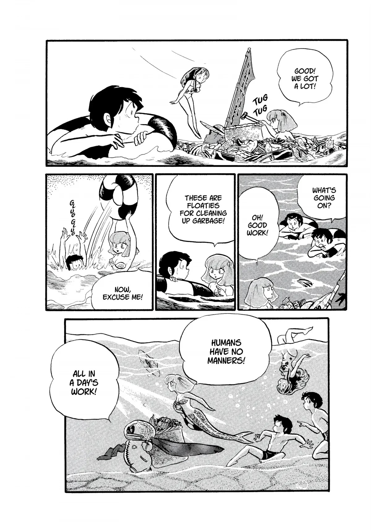 Urusei Yatsura Chapter 146 page 16 - Chapter 146: Keep Our Beaches Clean