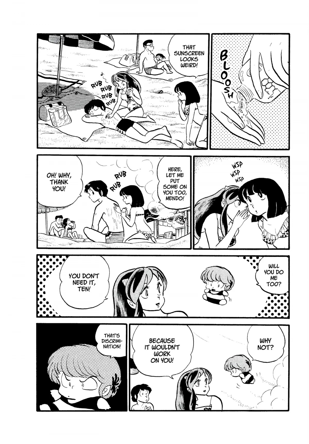 Urusei Yatsura Chapter 146 page 6 - Chapter 146: Keep Our Beaches Clean