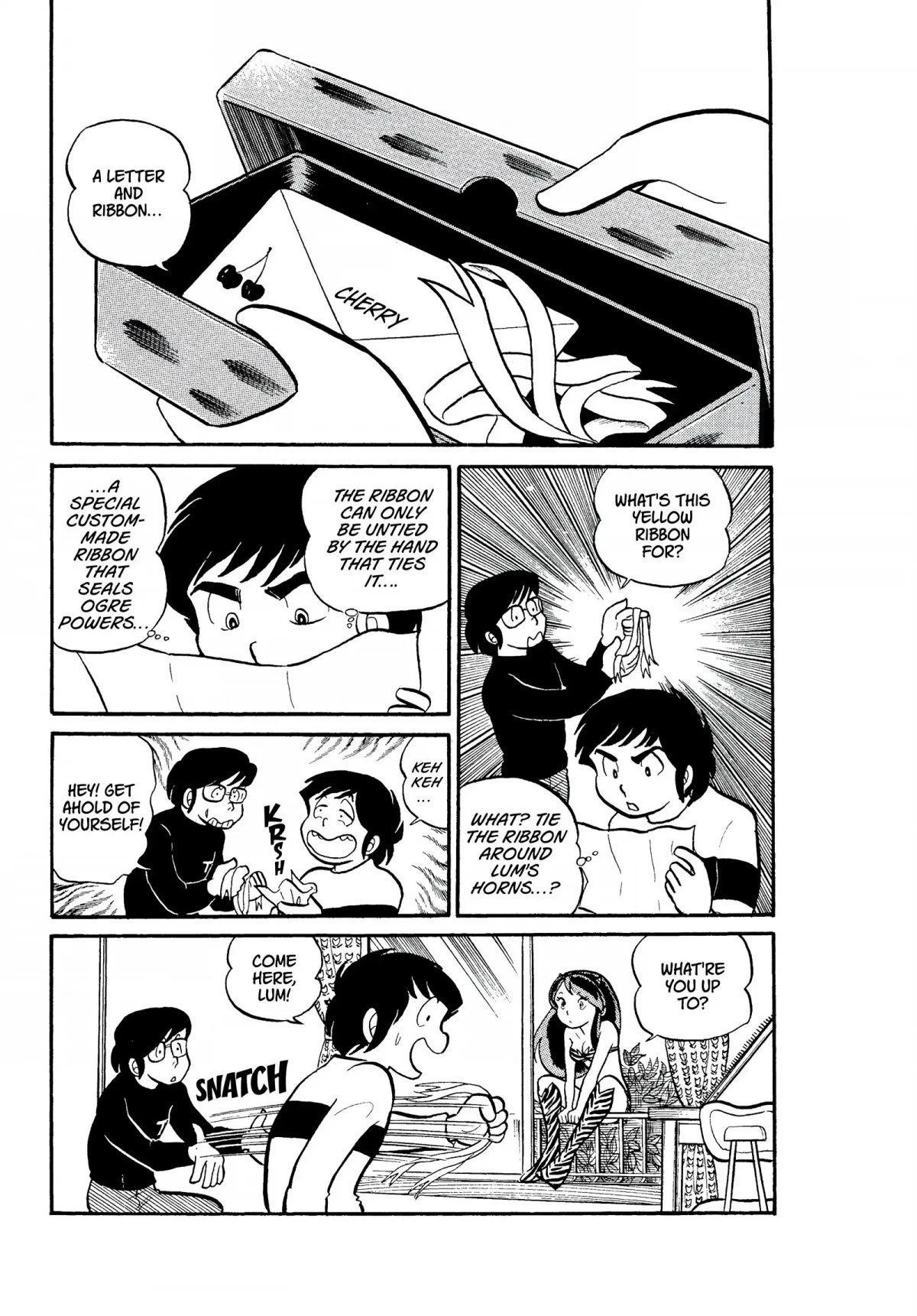 Urusei Yatsura Chapter 15 page 5 - Chapter 15: The Yellow Ribbon of Happiness
