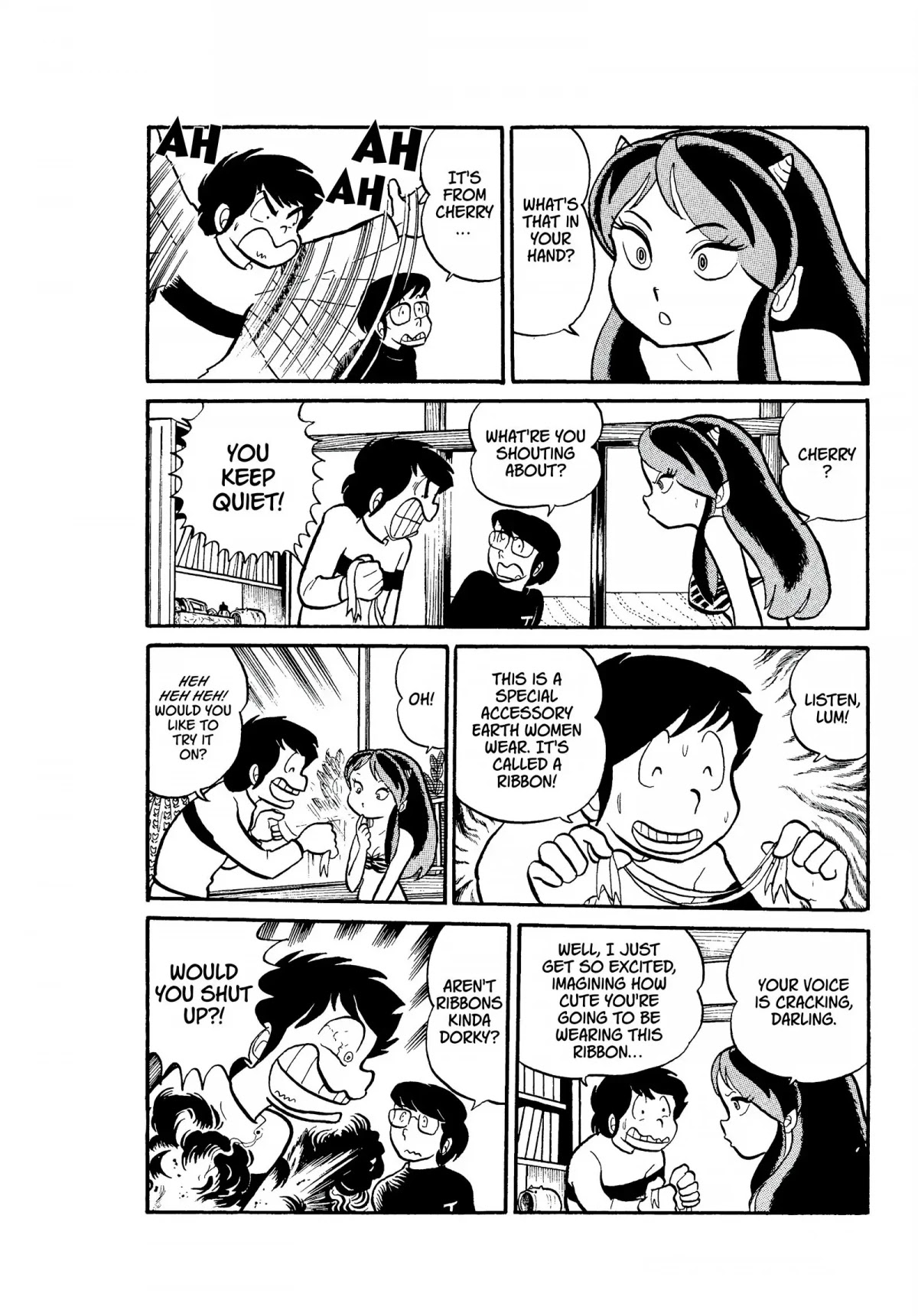 Urusei Yatsura Chapter 15 page 6 - Chapter 15: The Yellow Ribbon of Happiness