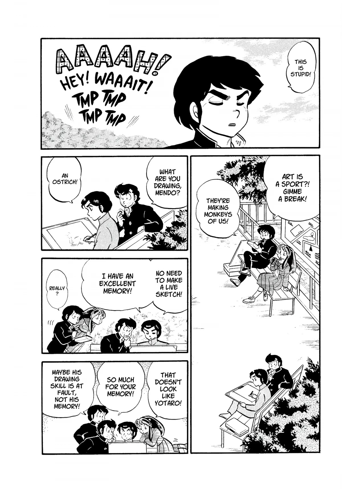 Urusei Yatsura Chapter 154 page 6 - Chapter 154: Art Is a Sport!
