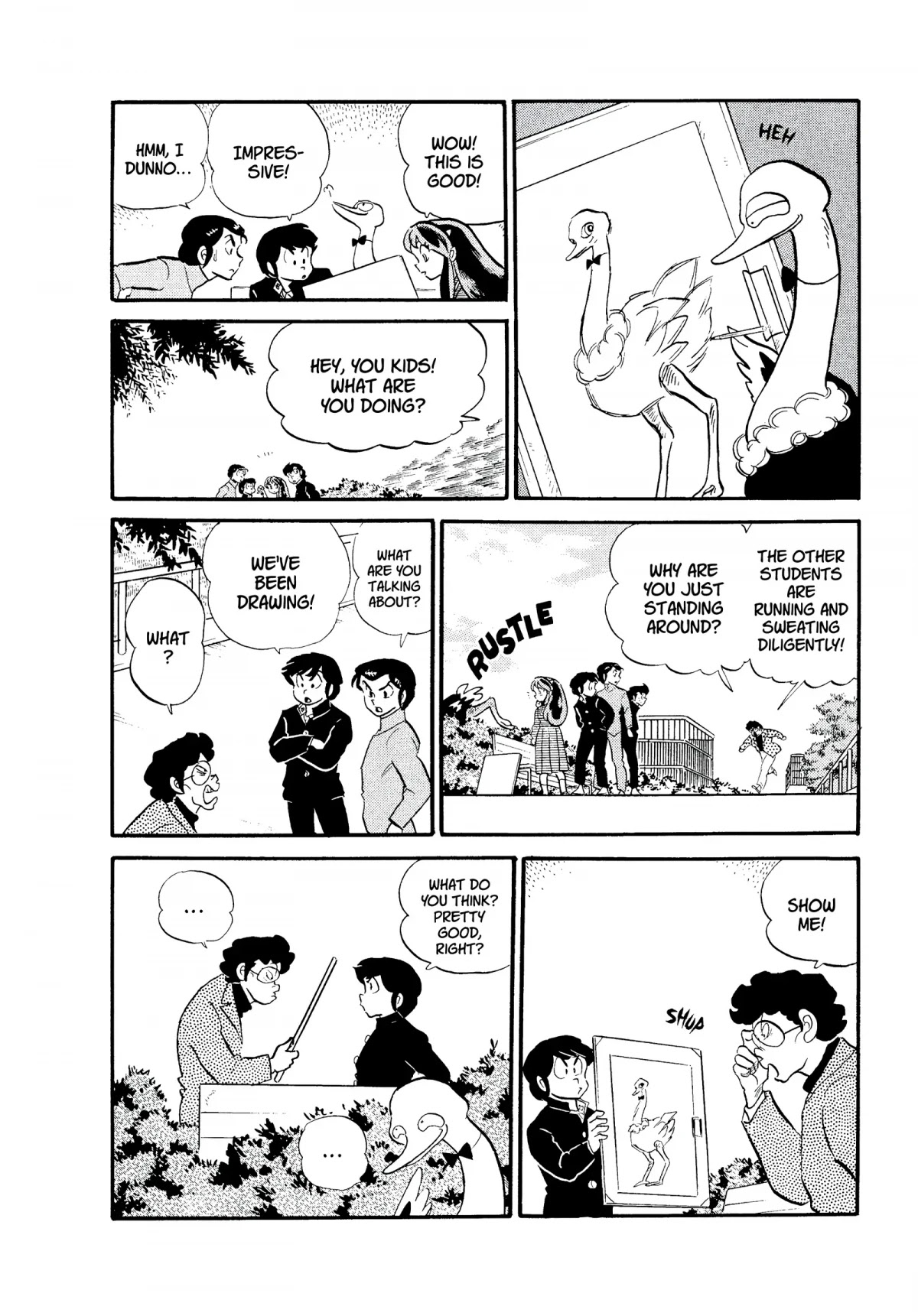 Urusei Yatsura Chapter 154 page 8 - Chapter 154: Art Is a Sport!