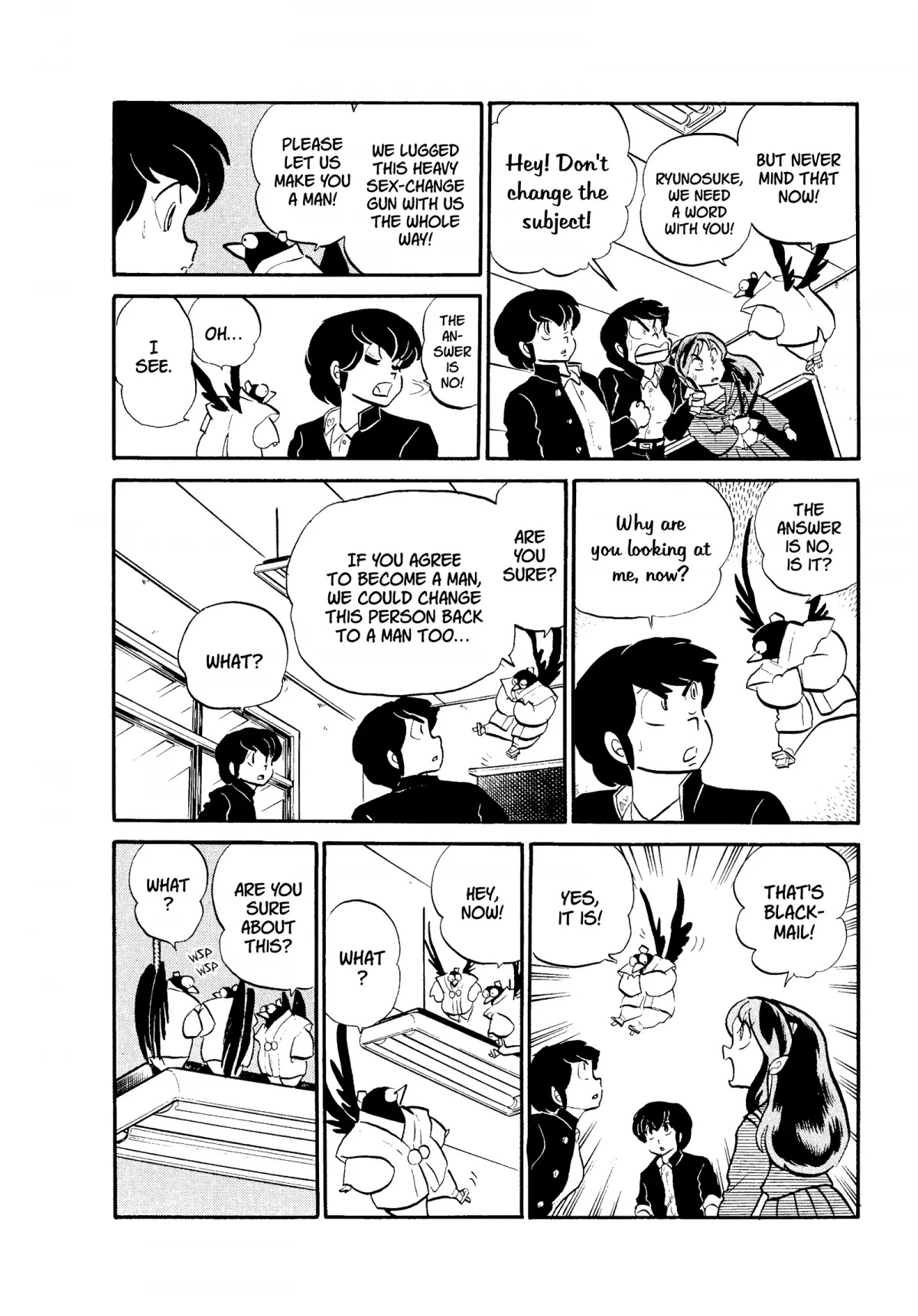 Urusei Yatsura Chapter 156 page 12 - Chapter 156: Ataru Becomes a Woman