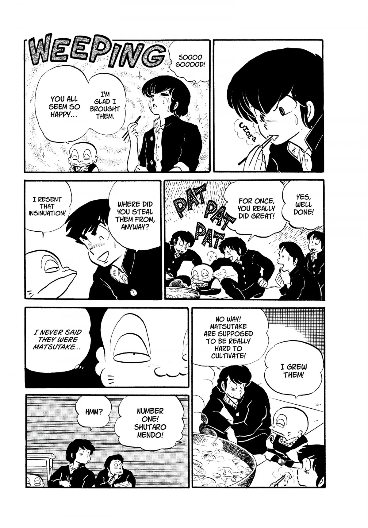 Urusei Yatsura Chapter 158 page 11 - Chapter 158: Late Autumn…and Matsutake