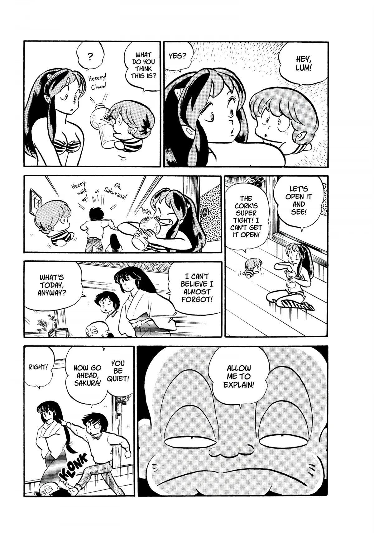 Urusei Yatsura Chapter 159 page 7 - Chapter 159: Haunted Bottle