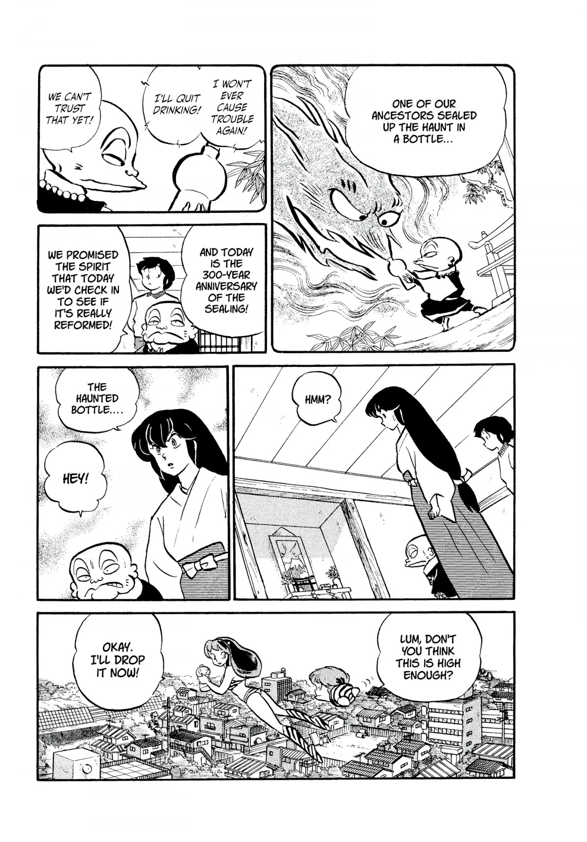 Urusei Yatsura Chapter 159 page 9 - Chapter 159: Haunted Bottle
