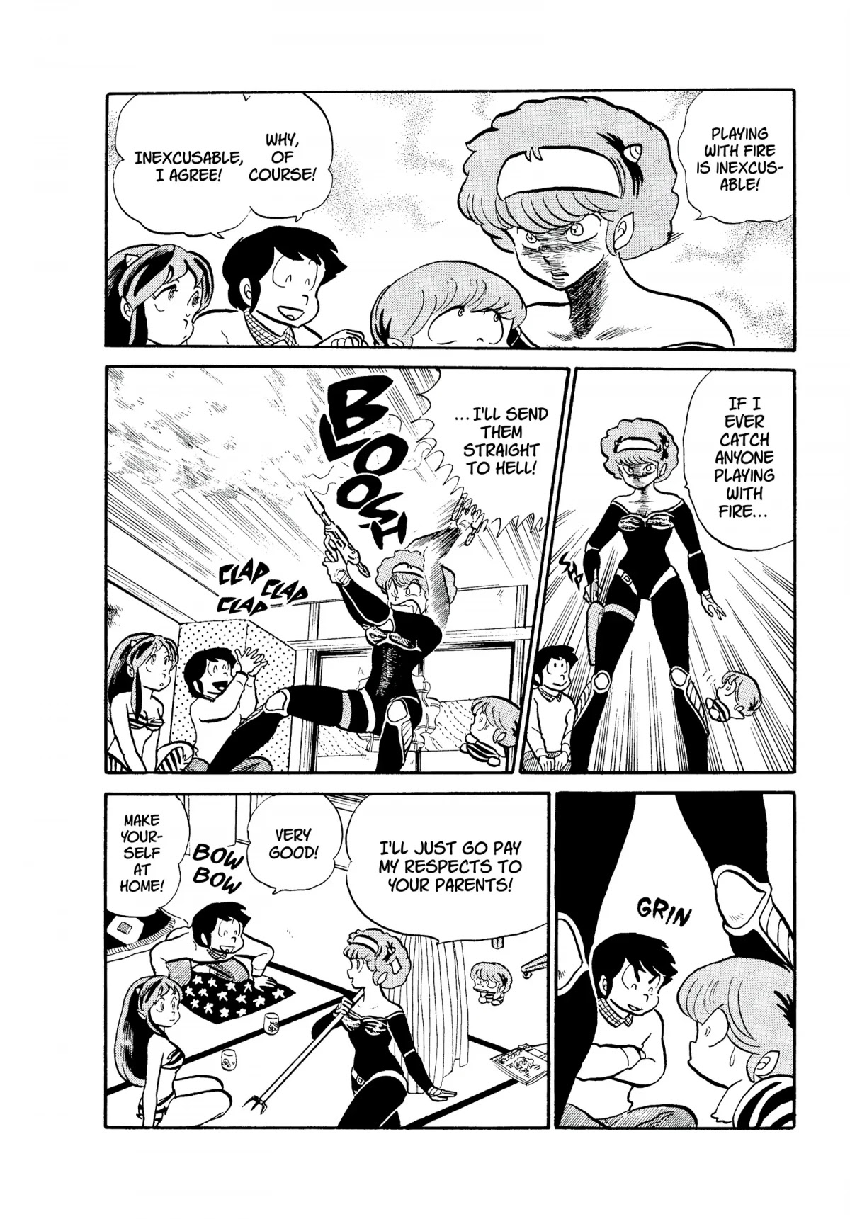 Urusei Yatsura Chapter 160 page 12 - Chapter 160: My Mom the Firefighter, Part 1
