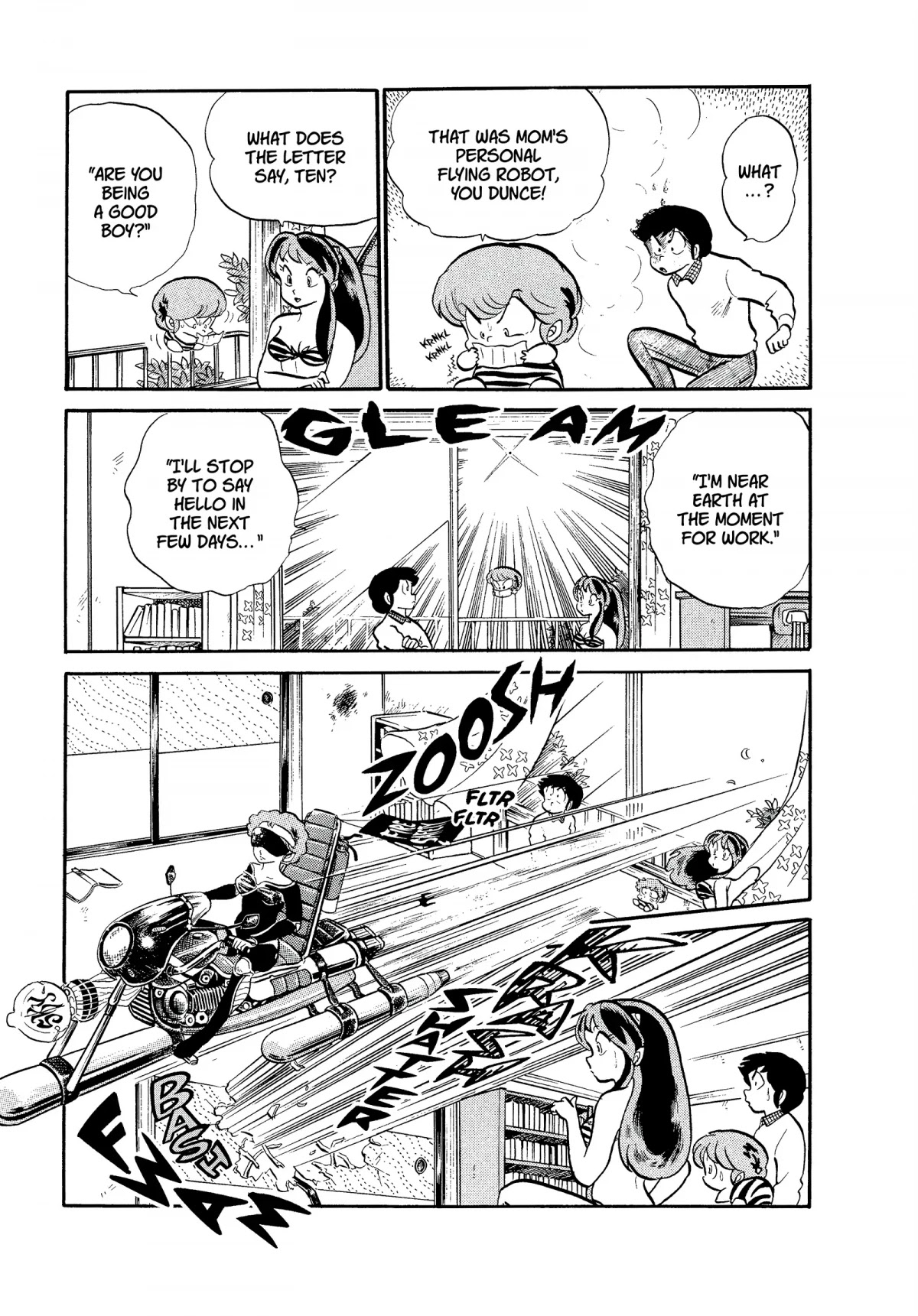 Urusei Yatsura Chapter 160 page 7 - Chapter 160: My Mom the Firefighter, Part 1