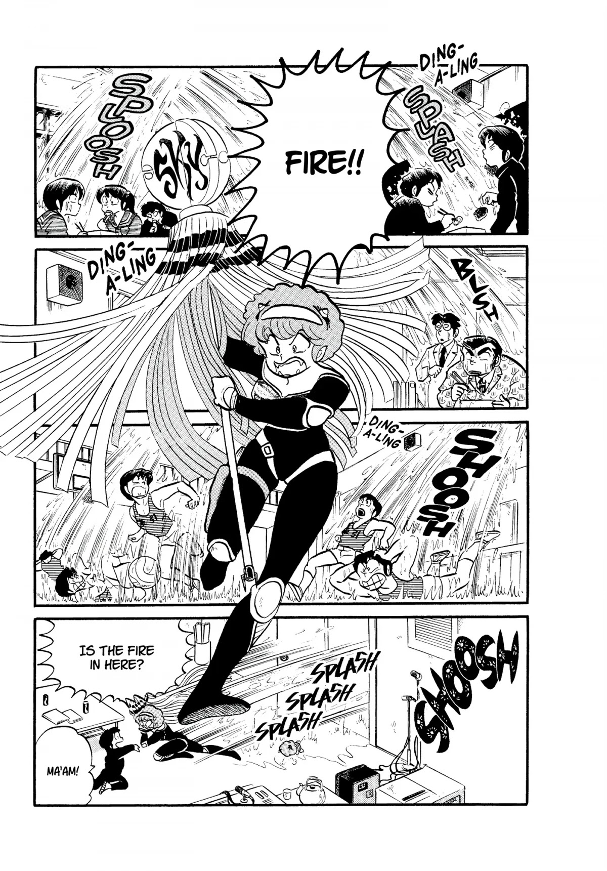Urusei Yatsura Chapter 161 page 11 - Chapter 161: My Mom the Firefighter, Part 2
