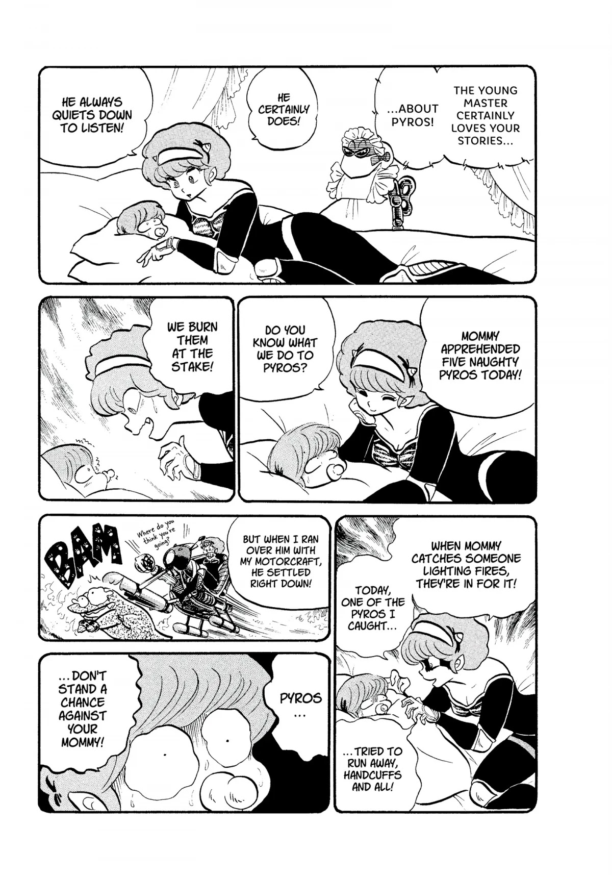 Urusei Yatsura Chapter 161 page 3 - Chapter 161: My Mom the Firefighter, Part 2