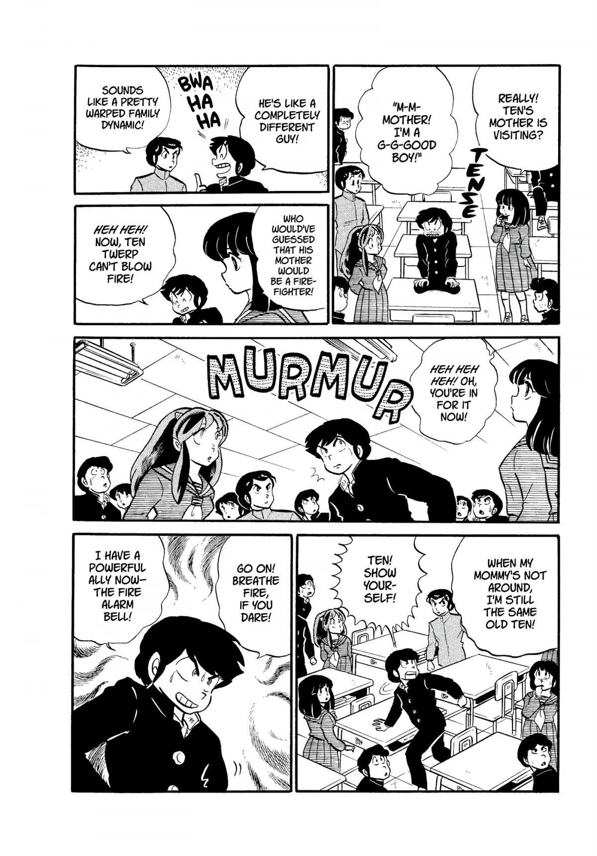 Urusei Yatsura Chapter 161 page 6 - Chapter 161: My Mom the Firefighter, Part 2
