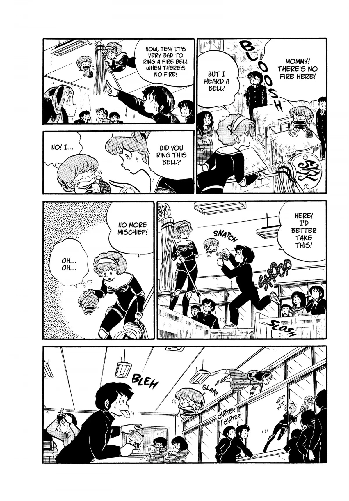 Urusei Yatsura Chapter 161 page 8 - Chapter 161: My Mom the Firefighter, Part 2