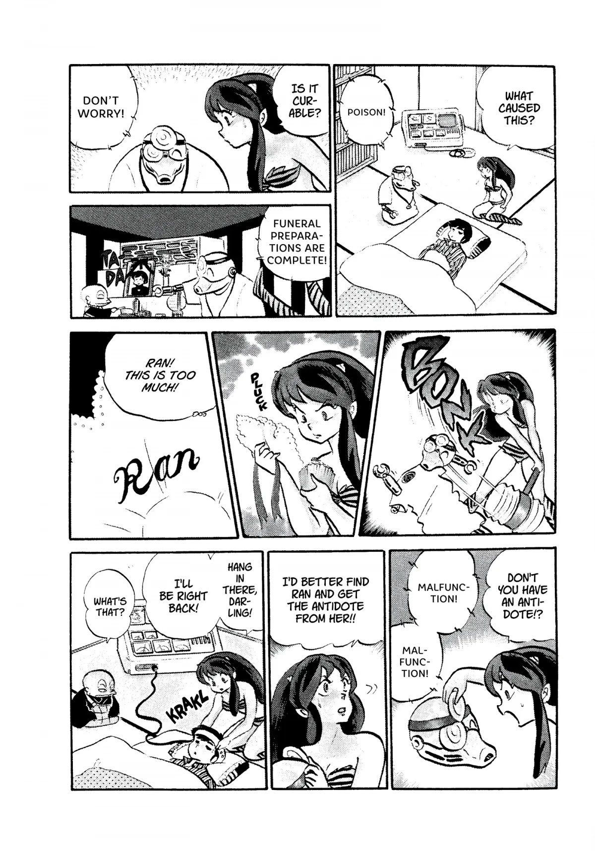 Urusei Yatsura Chapter 162 page 6 - Chapter 162: L♥ve—Darling in Danger