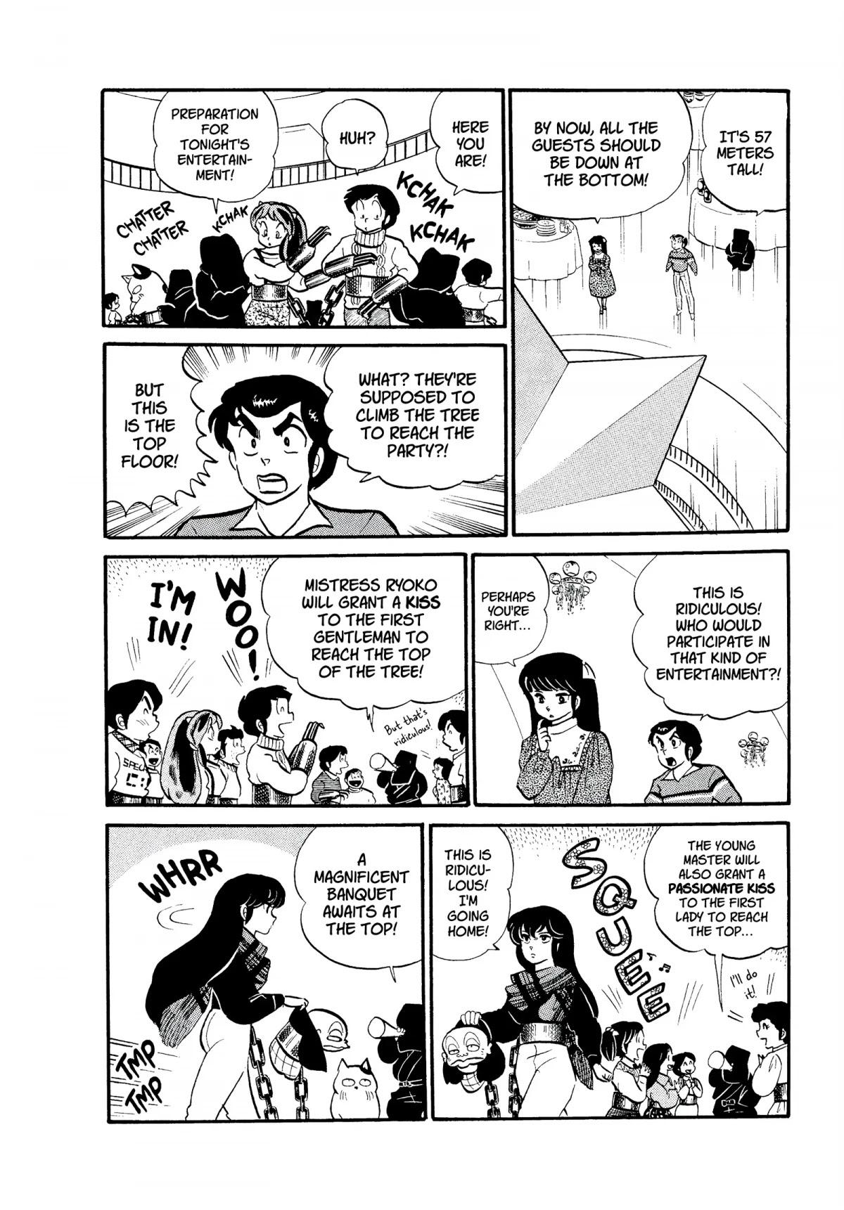 Urusei Yatsura Chapter 163 page 8 - Chapter 163: The Wild Christmas Tree Party!