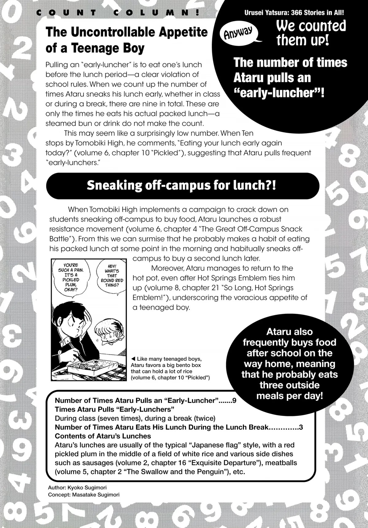 Urusei Yatsura Chapter 168.5 page 6 - Chapter 168.5: Urusei Yatsura Data File 16