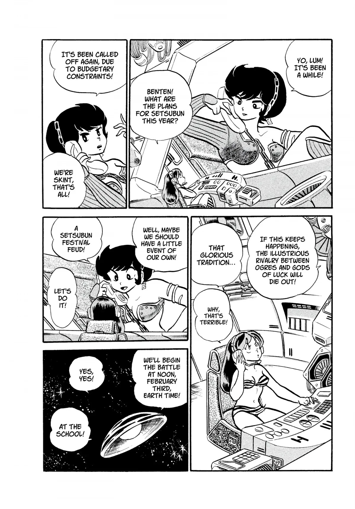 Urusei Yatsura Chapter 168 page 2 - Chapter 168: It’s Our Setsubun Festival Feud!