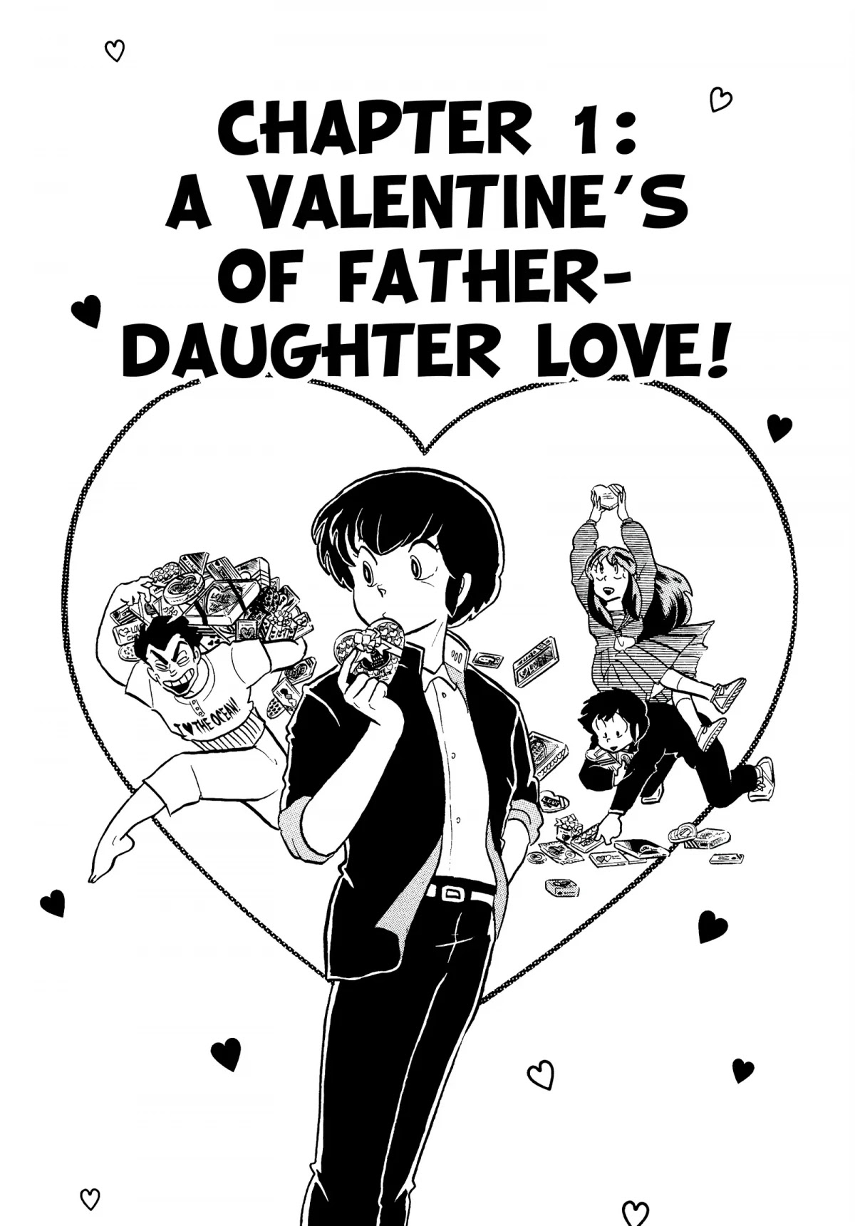 Urusei Yatsura Chapter 169 page 1 - Chapter 169: A Valentine’s of Father-Daughter Love!
