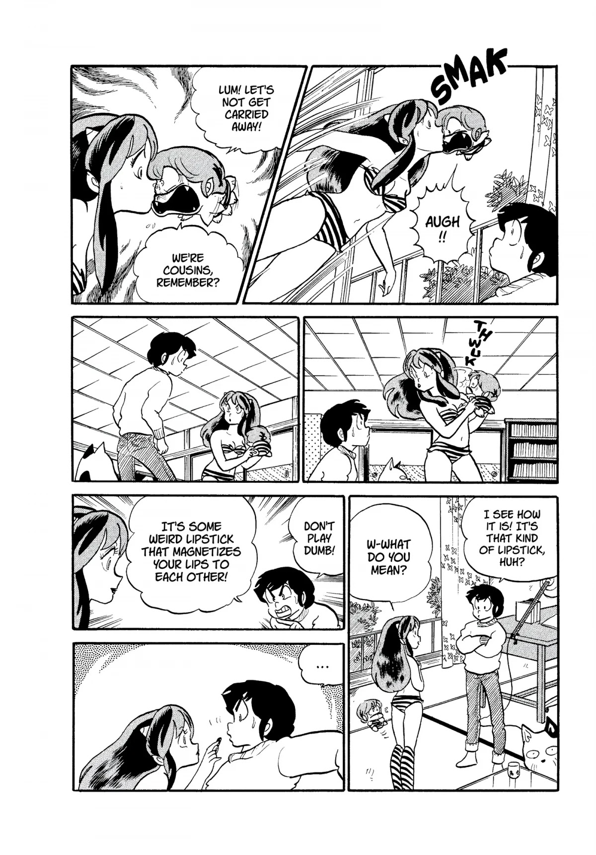 Urusei Yatsura Chapter 172 page 6 - Chapter 172: Indelible Lipstick Magic