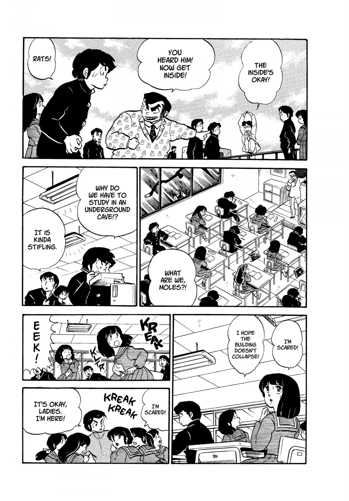 Urusei Yatsura Chapter 173 page 11 - Chapter 173: Buried Classroom