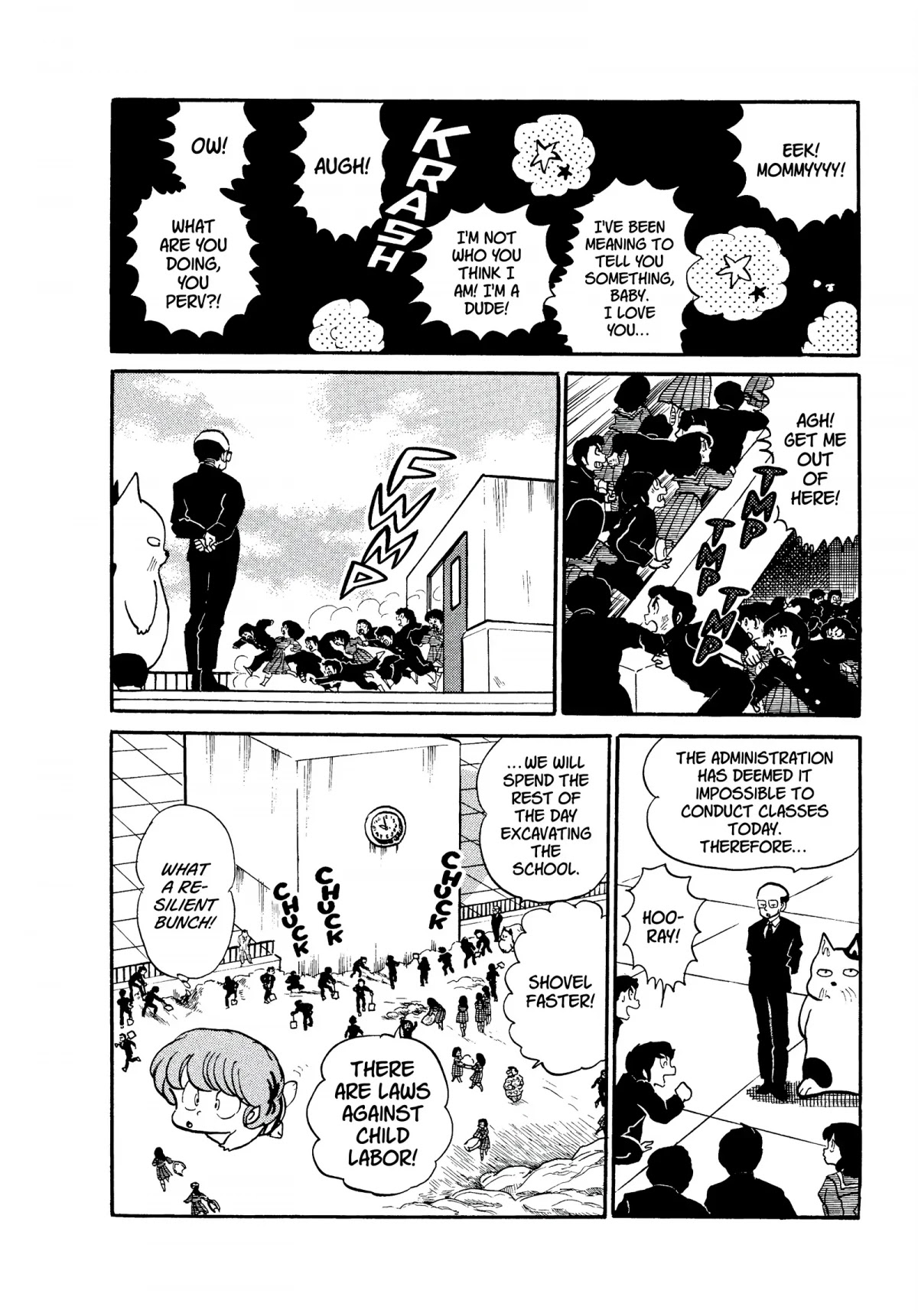 Urusei Yatsura Chapter 173 page 16 - Chapter 173: Buried Classroom
