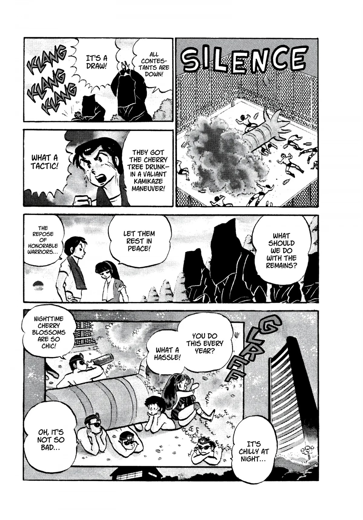 Urusei Yatsura Chapter 175 page 15 - Chapter 175: Flower Viewing Death Match!
