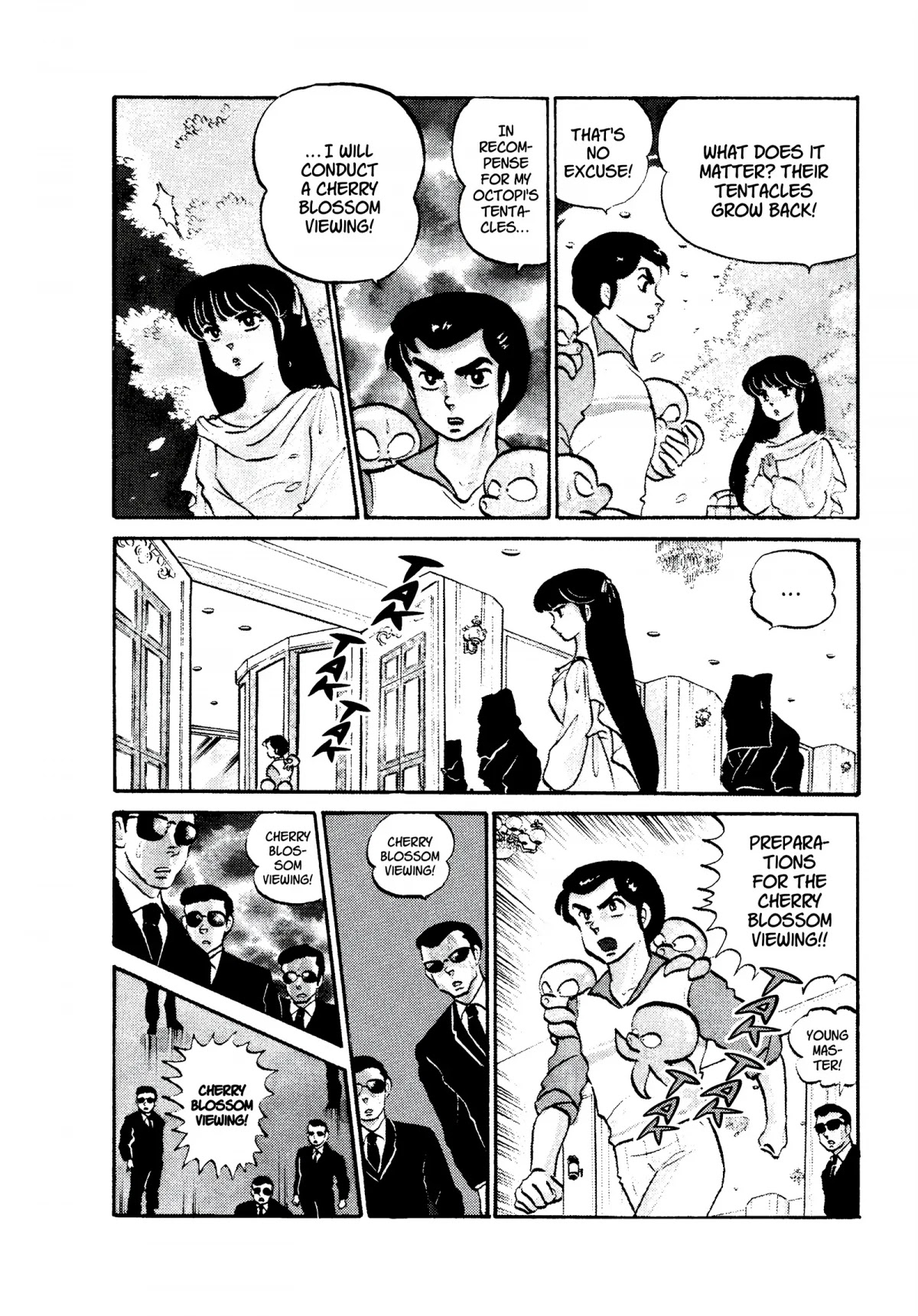 Urusei Yatsura Chapter 175 page 8 - Chapter 175: Flower Viewing Death Match!