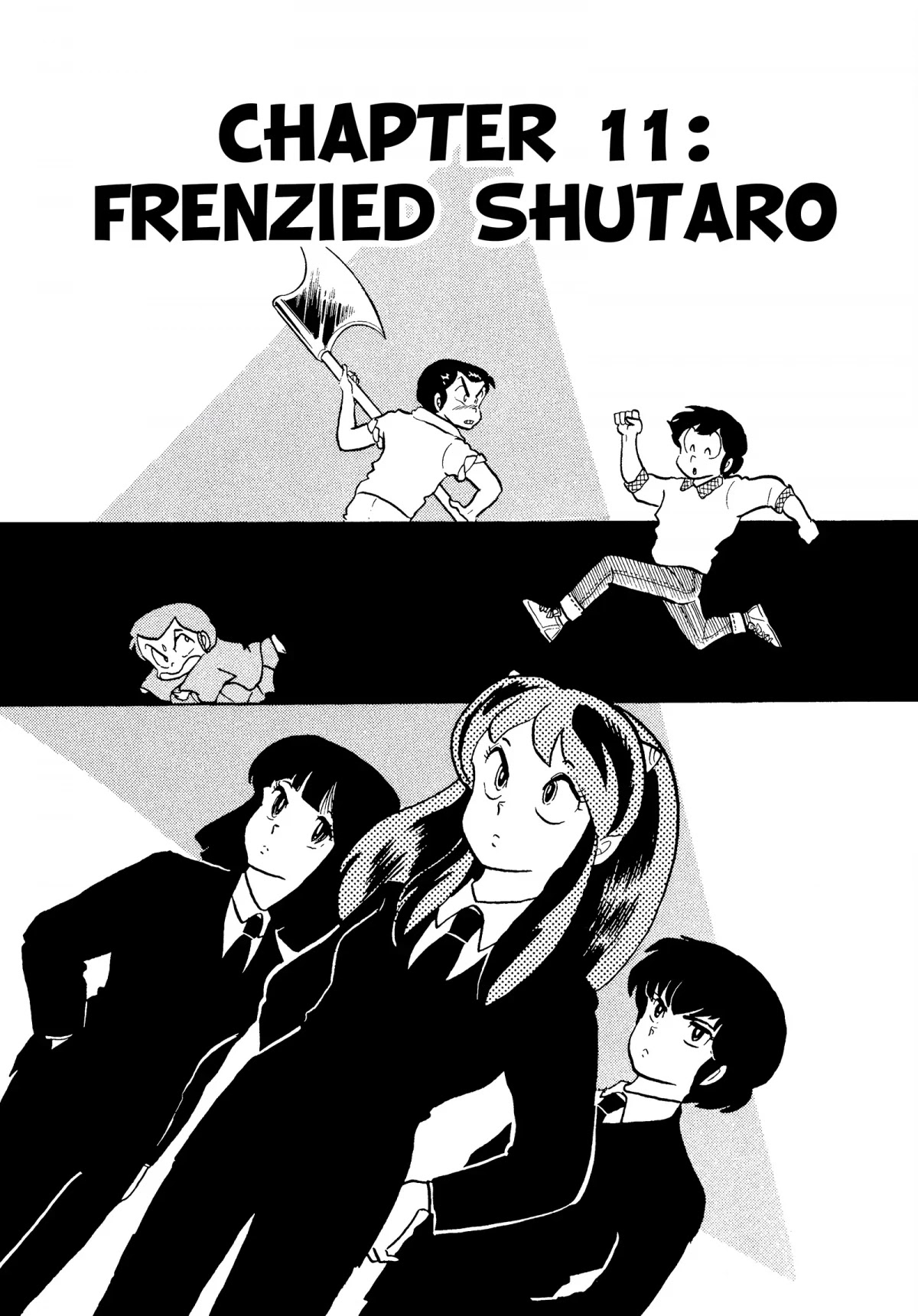Urusei Yatsura Chapter 179 page 1 - Chapter 179: Frenzied Shutaro