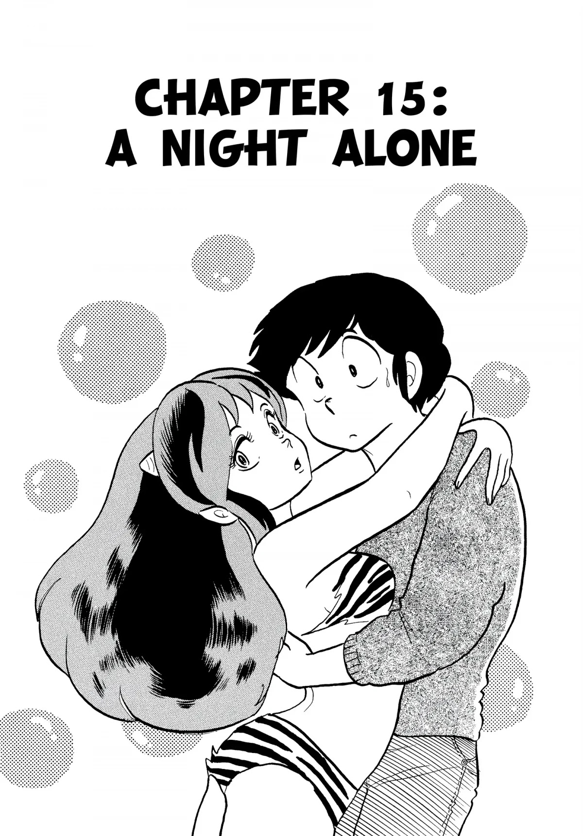 Urusei Yatsura Chapter 183 page 1 - Chapter 183: A Night Alone