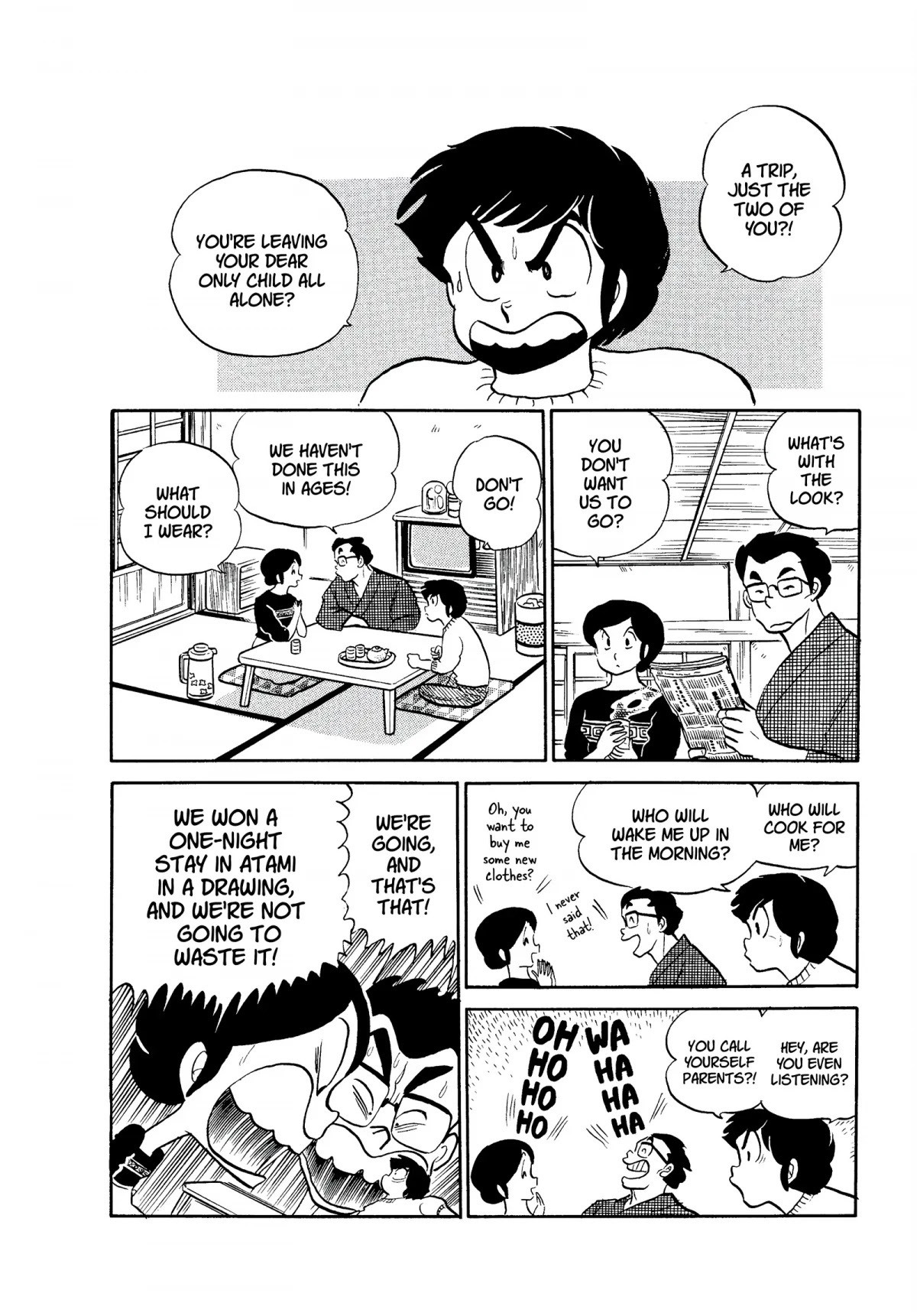 Urusei Yatsura Chapter 183 page 2 - Chapter 183: A Night Alone