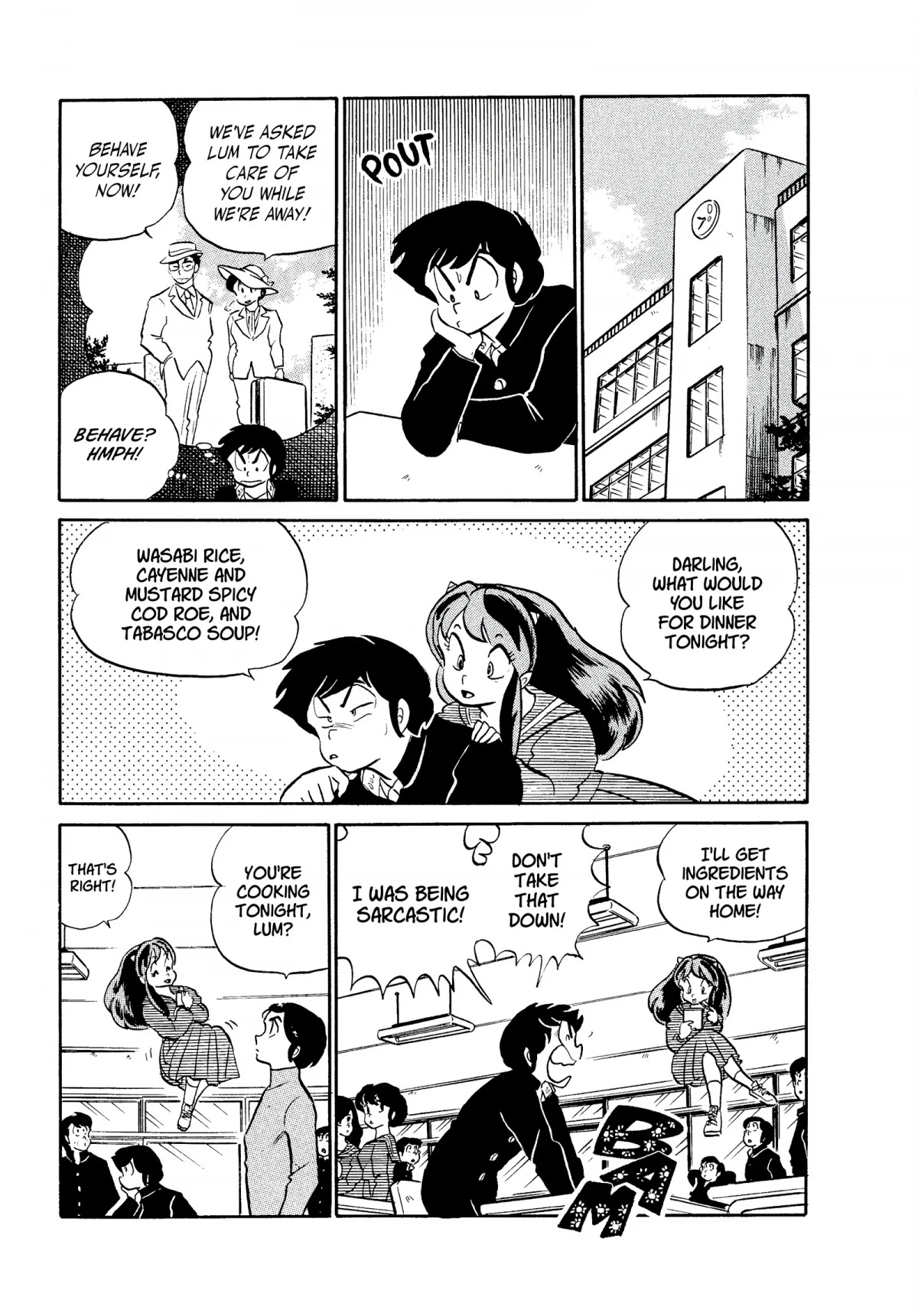 Urusei Yatsura Chapter 183 page 3 - Chapter 183: A Night Alone