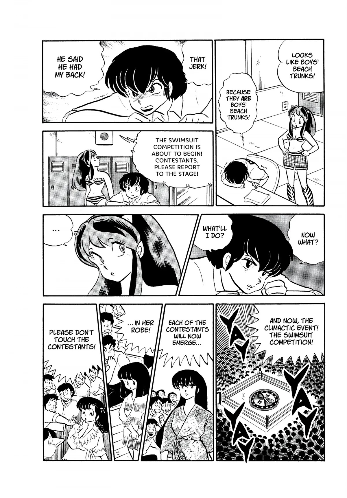 Urusei Yatsura Chapter 187 page 14 - Chapter 187: Miss Tomobiki Contest: Main Contest