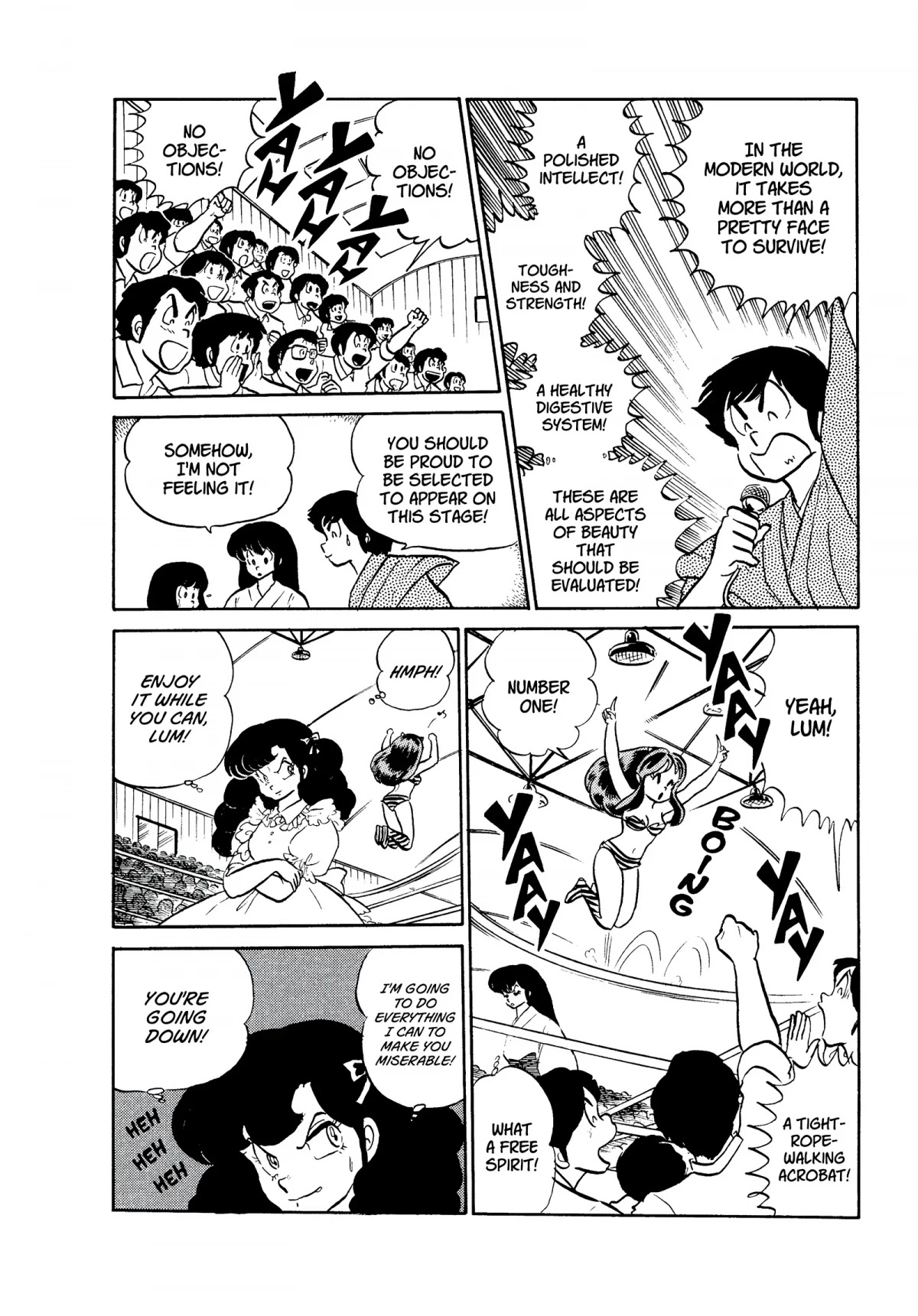 Urusei Yatsura Chapter 187 page 4 - Chapter 187: Miss Tomobiki Contest: Main Contest