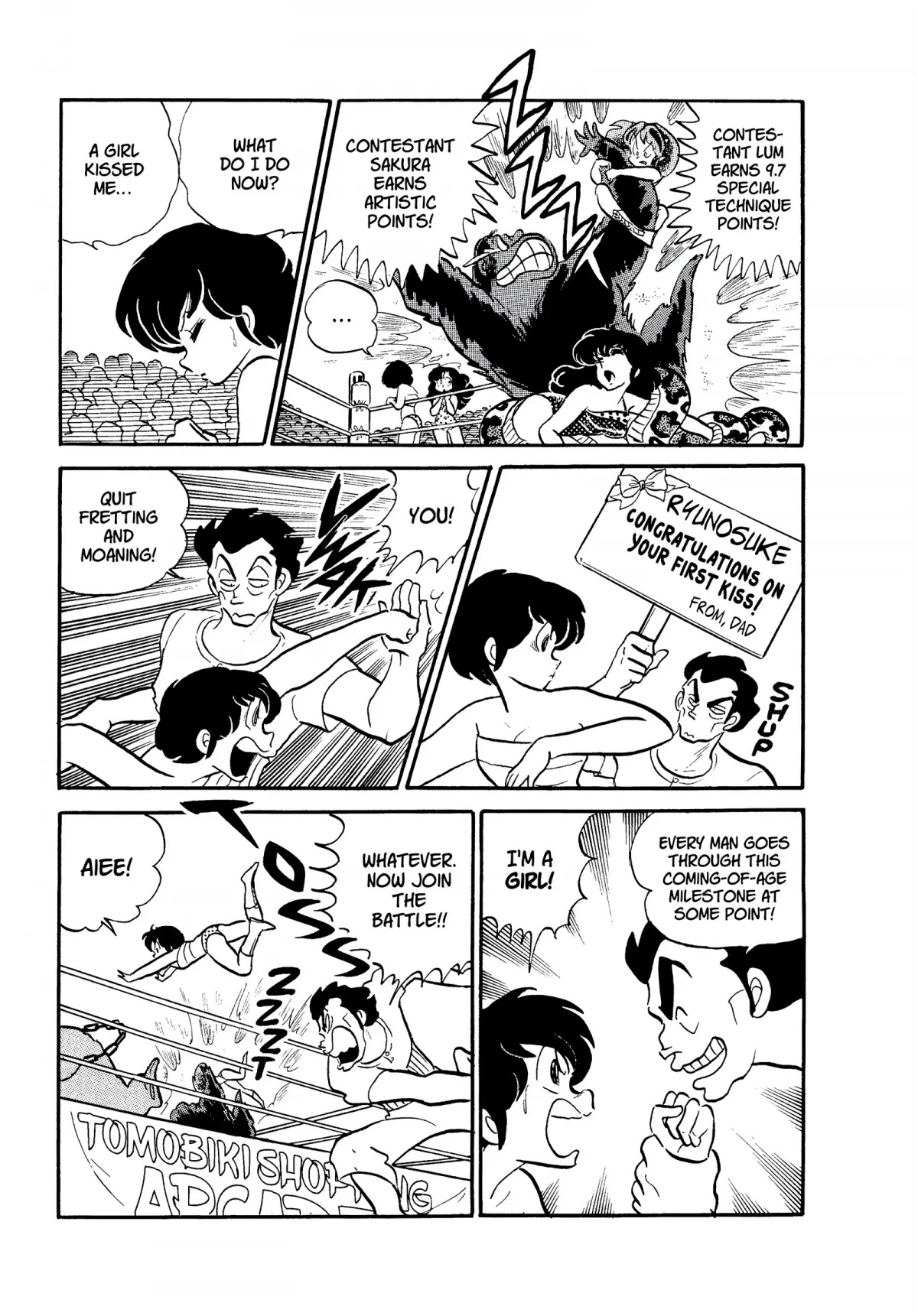 Urusei Yatsura Chapter 189 page 11 - Chapter 189: Miss Tomobiki Contest: Battle of the Women