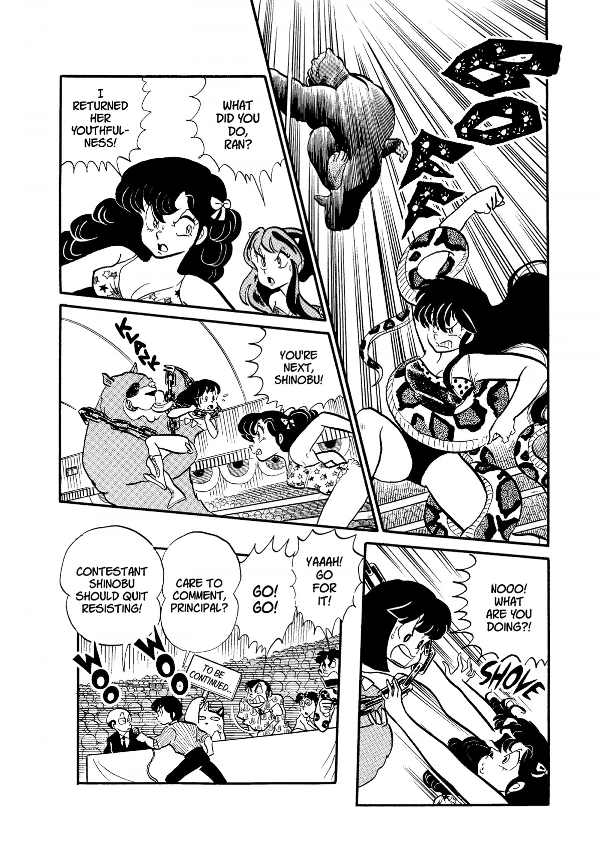 Urusei Yatsura Chapter 189 page 16 - Chapter 189: Miss Tomobiki Contest: Battle of the Women