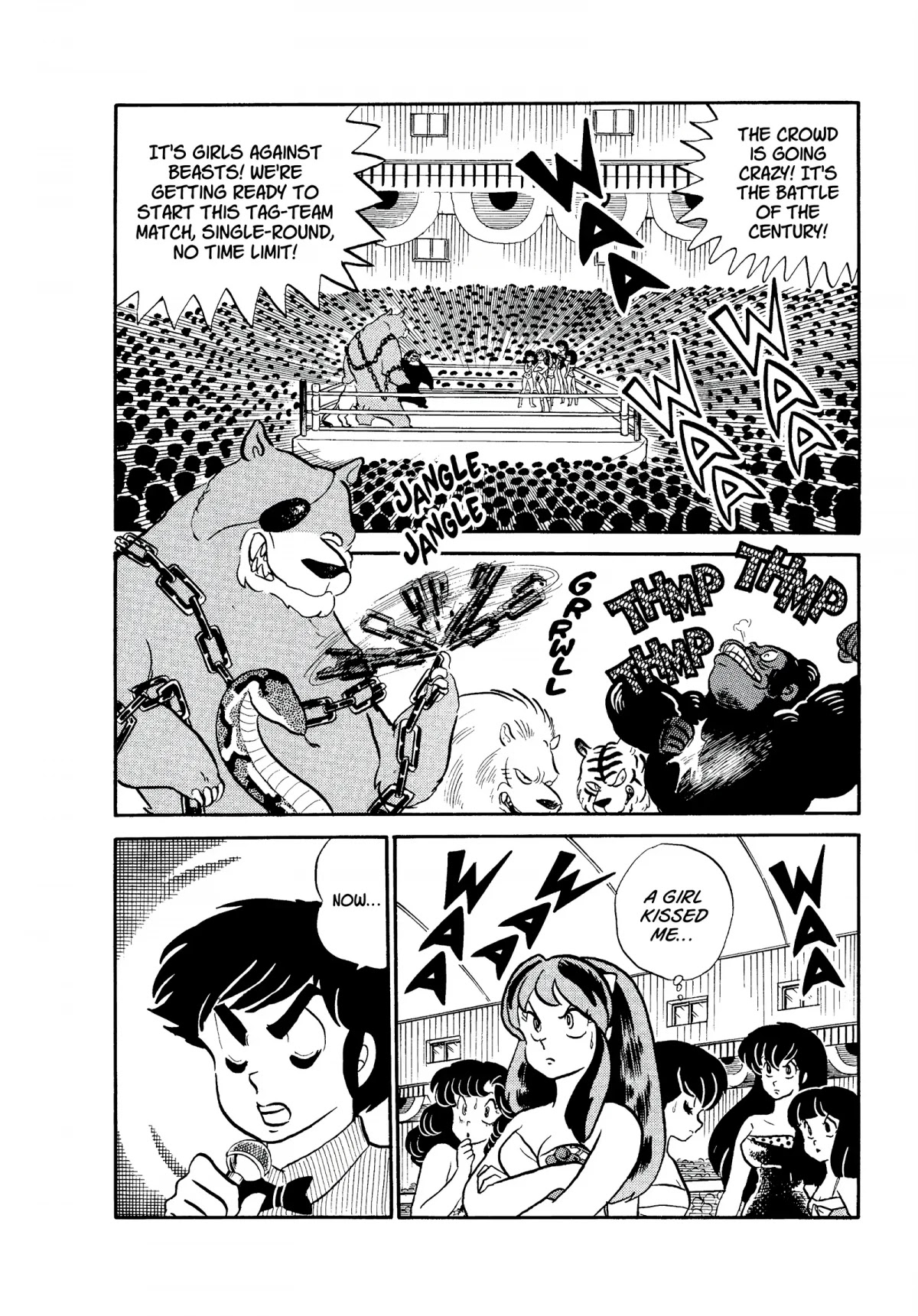 Urusei Yatsura Chapter 189 page 2 - Chapter 189: Miss Tomobiki Contest: Battle of the Women
