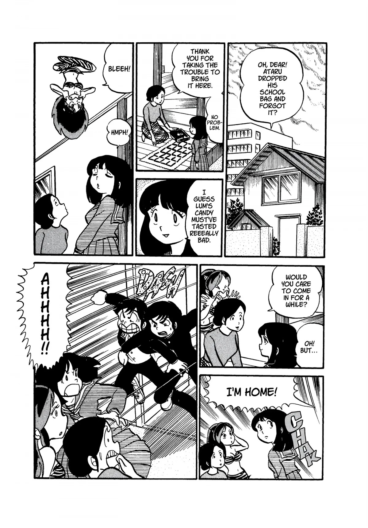 Urusei Yatsura Chapter 20 page 7 - Chapter 20: Without Even Saying Goodbye