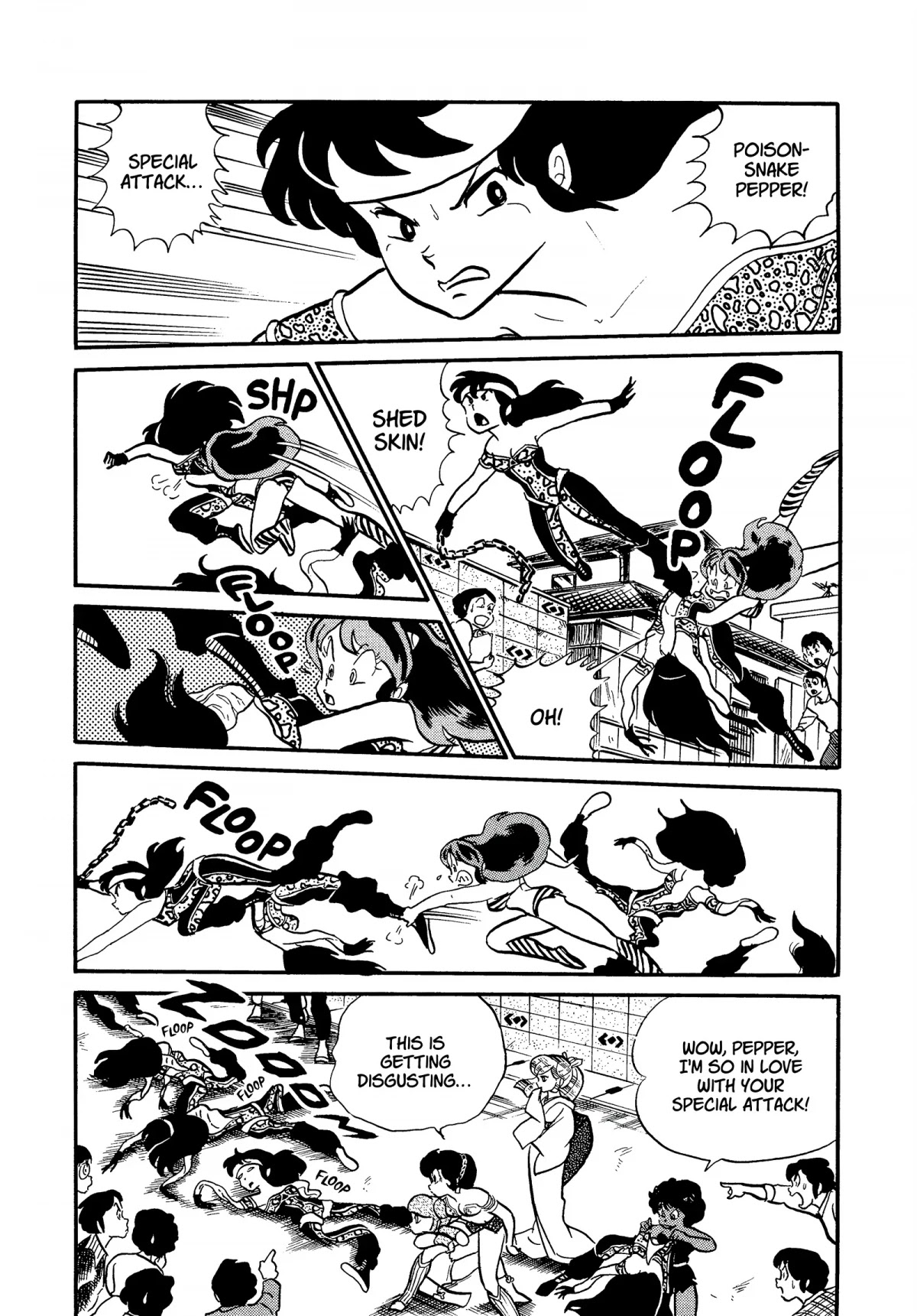 Urusei Yatsura Chapter 200 page 11 - Chapter 200: Recovering That Which Was Lost—Fierce 3-On-3 Battle