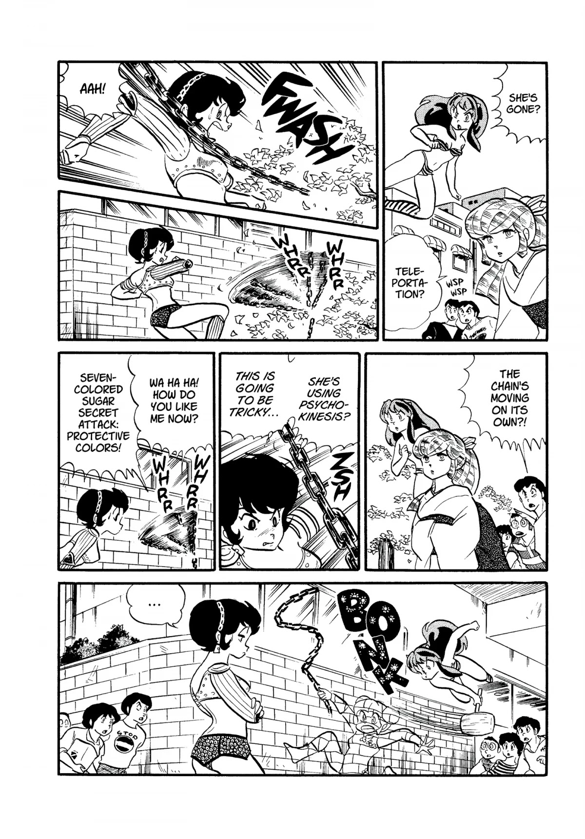 Urusei Yatsura Chapter 200 page 6 - Chapter 200: Recovering That Which Was Lost—Fierce 3-On-3 Battle
