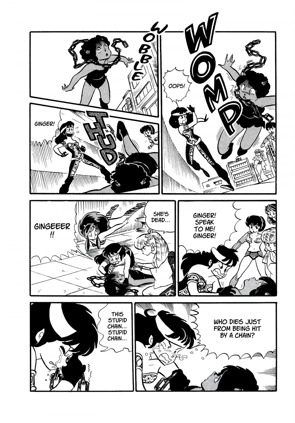 Urusei Yatsura Chapter 200 page 8 - Chapter 200: Recovering That Which Was Lost—Fierce 3-On-3 Battle