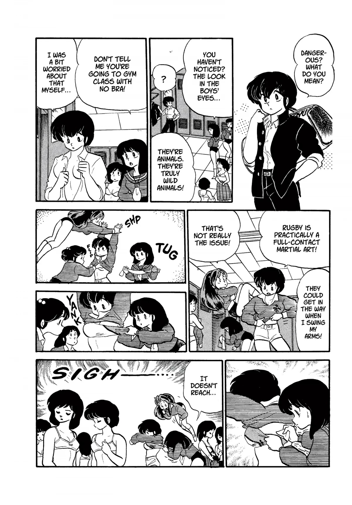 Urusei Yatsura Chapter 210 page 8 - Chapter 210: Youth Rugby Hell