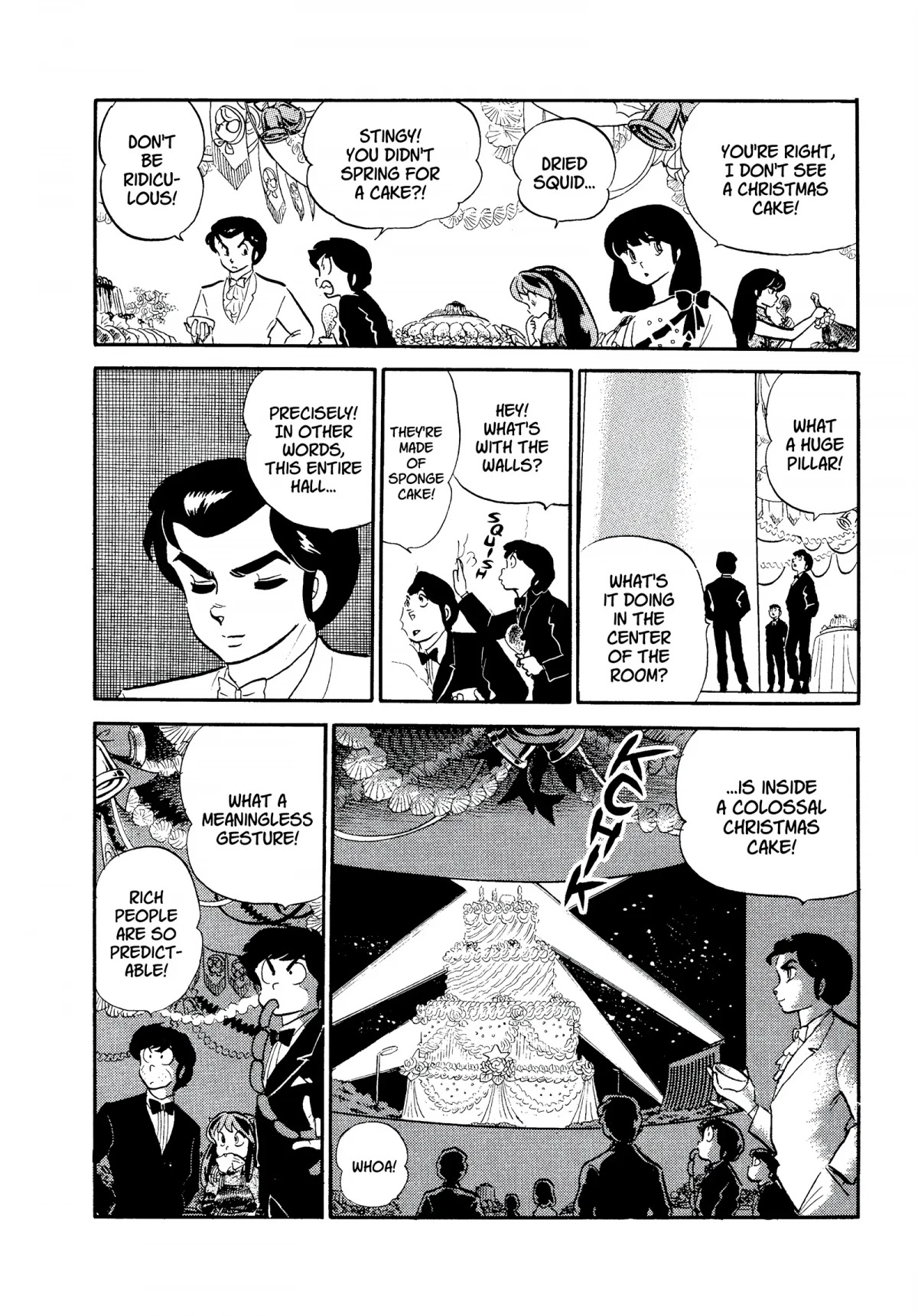 Urusei Yatsura Chapter 213 page 4 - Chapter 213: Secret Spot! Palatial Cake of Horrors