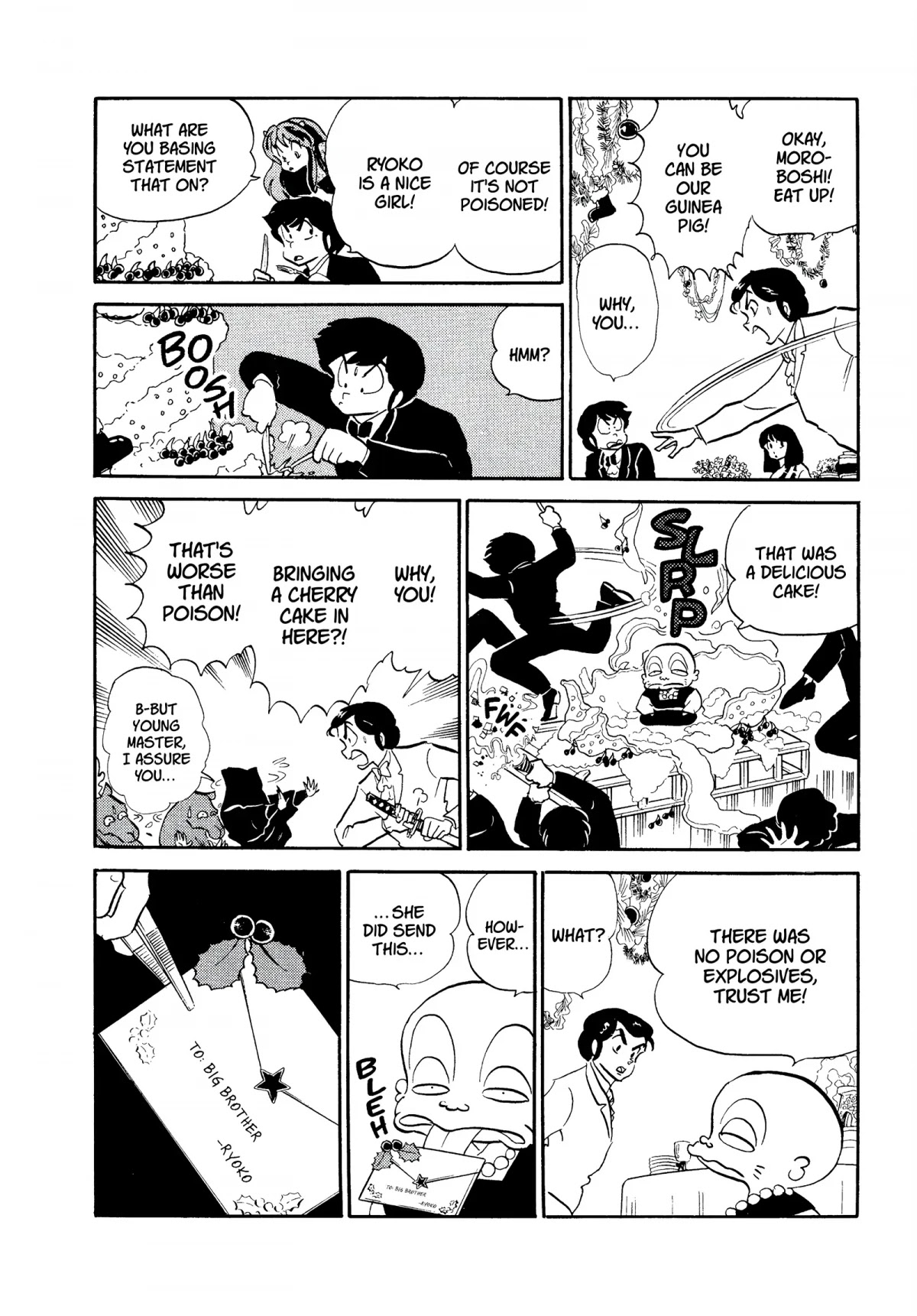 Urusei Yatsura Chapter 213 page 6 - Chapter 213: Secret Spot! Palatial Cake of Horrors