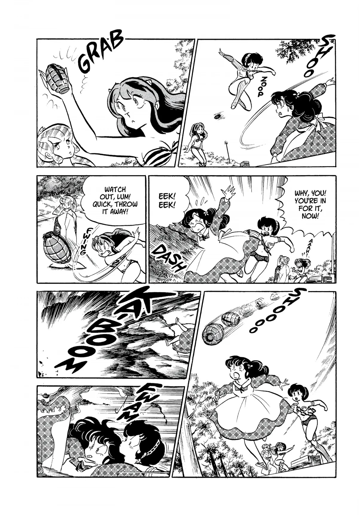 Urusei Yatsura Chapter 219 page 4 - Chapter 219: Blue-White Flames of Anger, Part 3