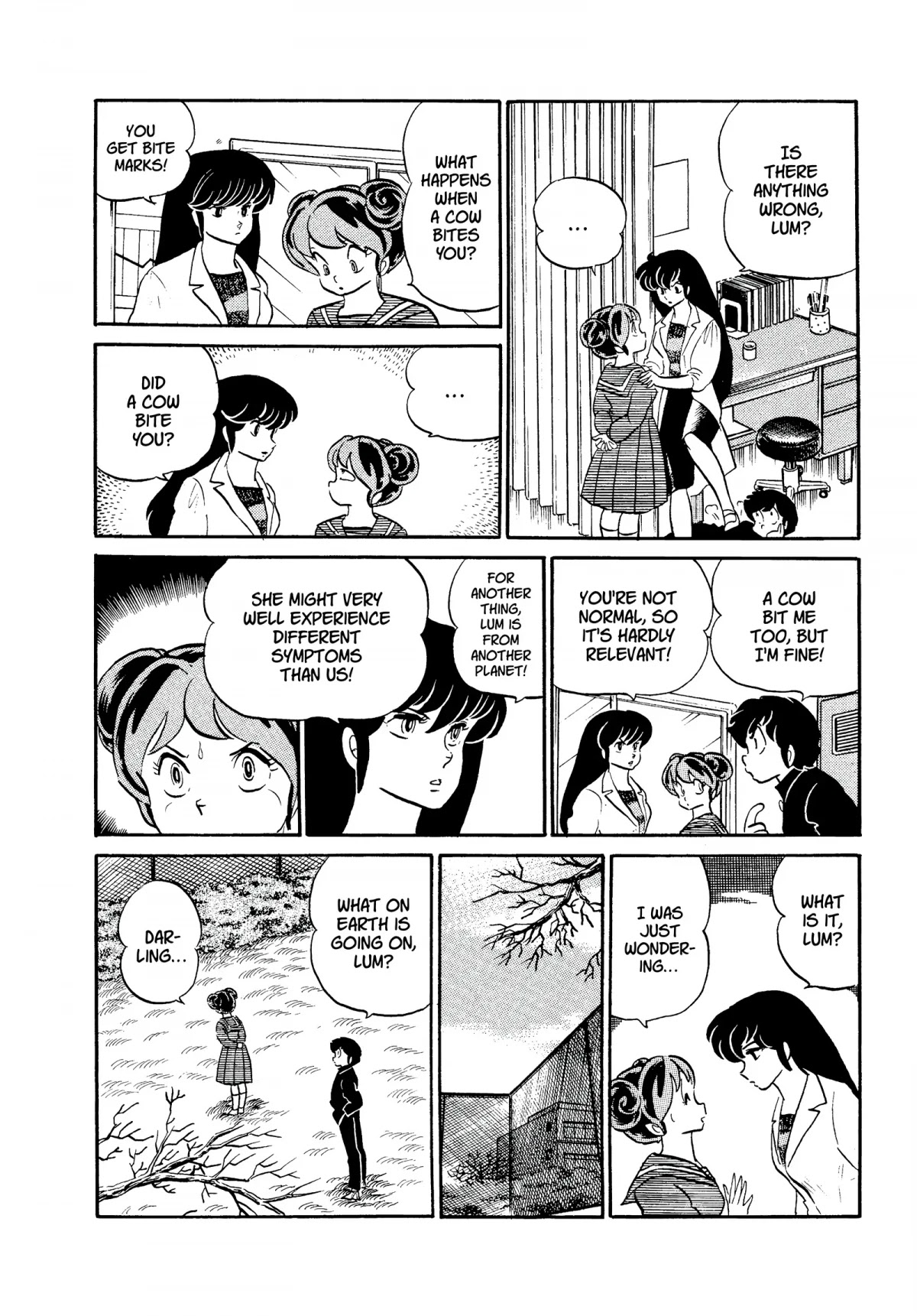 Urusei Yatsura Chapter 221 page 12 - Chapter 221: Lum Becomes a Cow