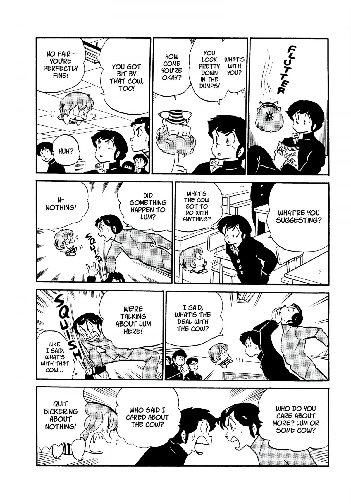 Urusei Yatsura Chapter 221 page 8 - Chapter 221: Lum Becomes a Cow