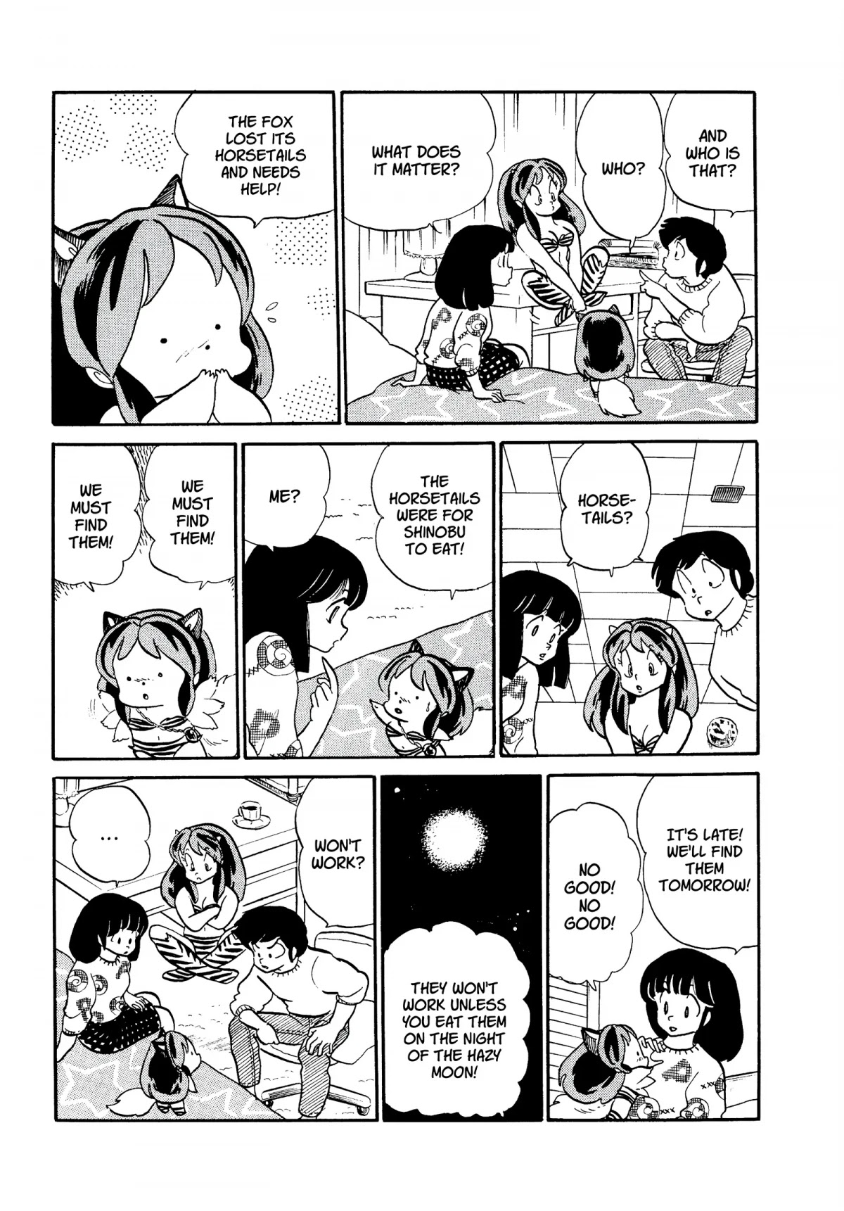 Urusei Yatsura Chapter 222 page 11 - Chapter 222: Foxes in the Moonlight